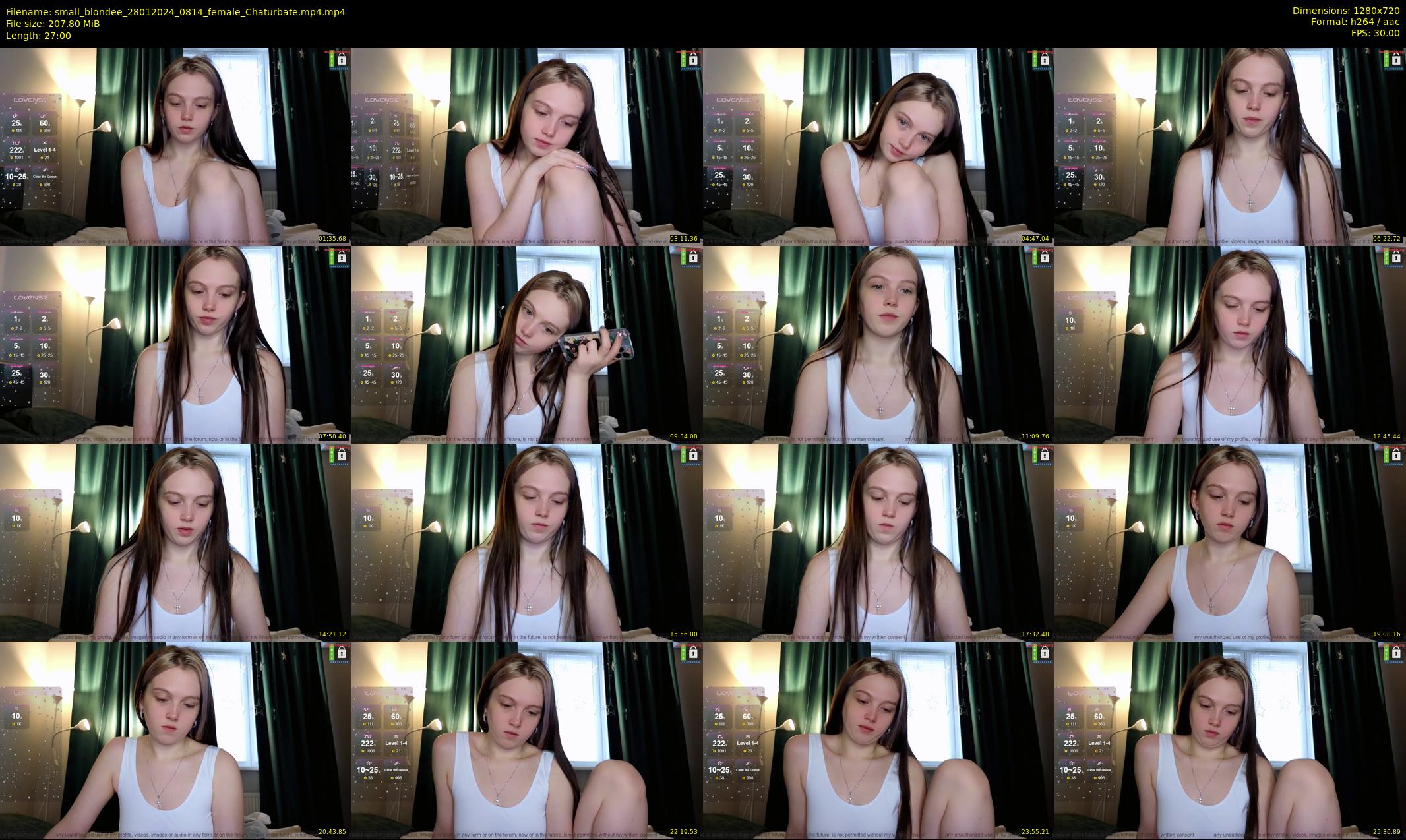 small_blondee — 27 minute Chaturbate female cam show recording, 720p, Jan 28, 2024