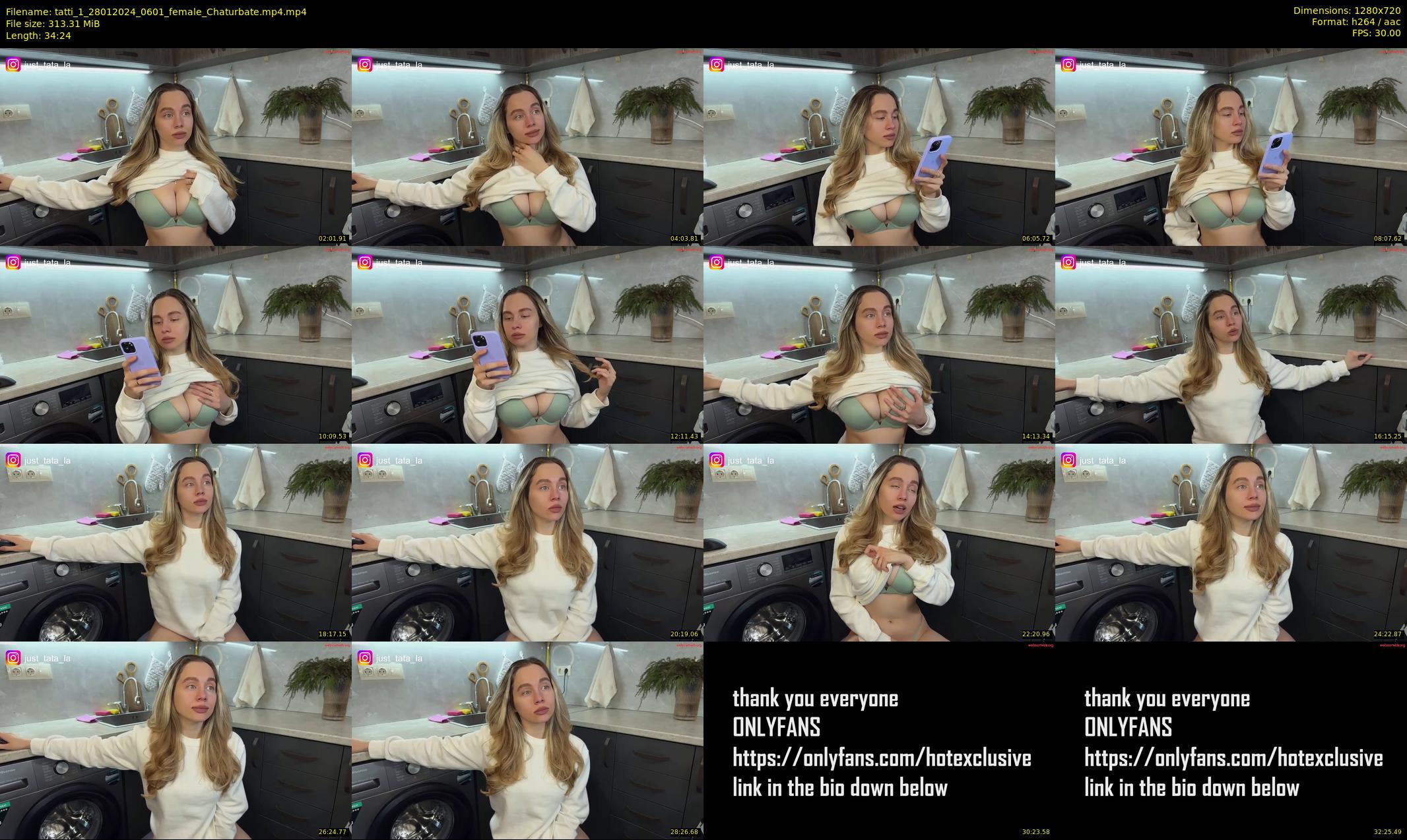 tatti_1 — 35 minute Chaturbate female cam show recording, 720p, Jan 28, 2024