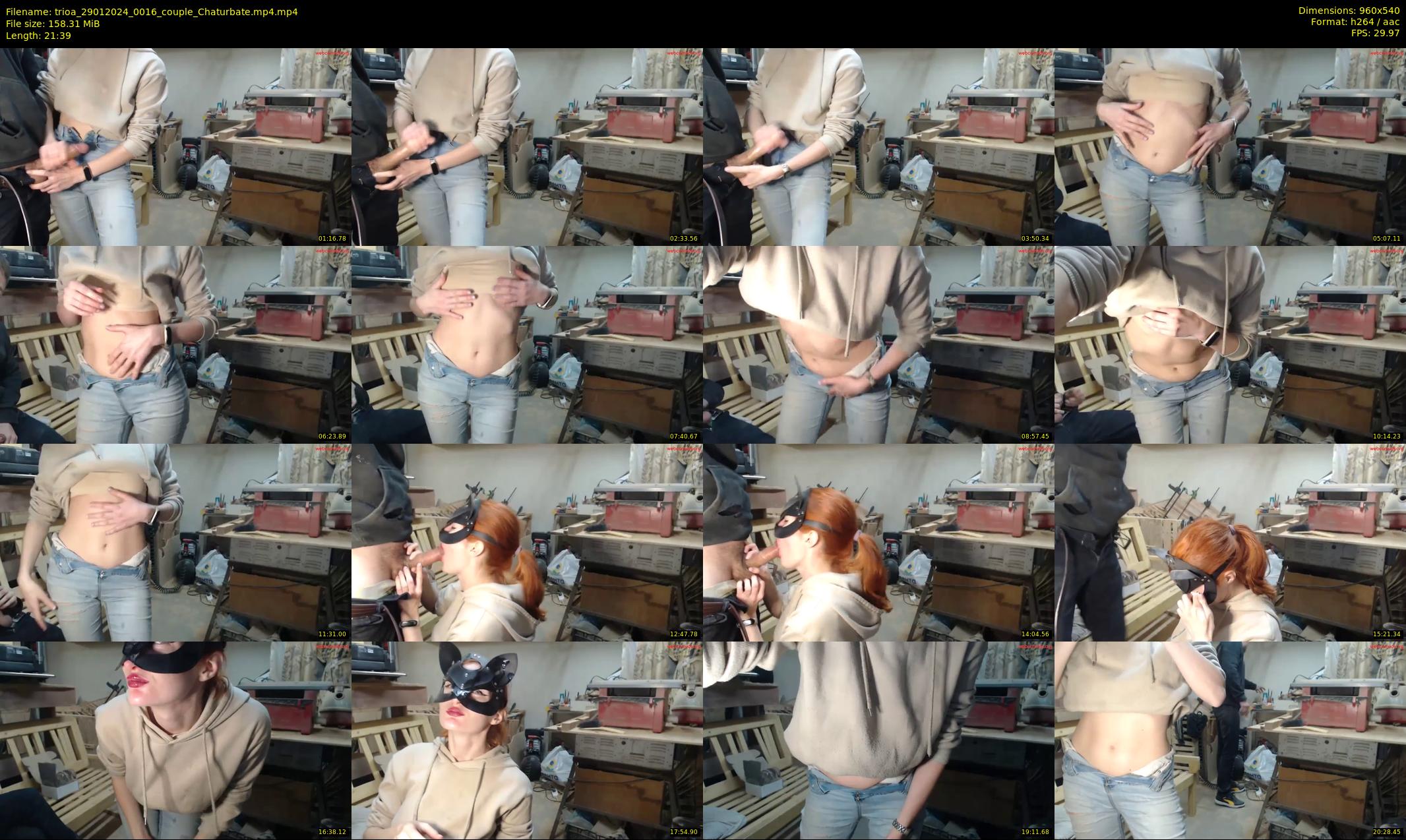 trioa — 22 minute Chaturbate couple cam show recording, 480p, Jan 29, 2024