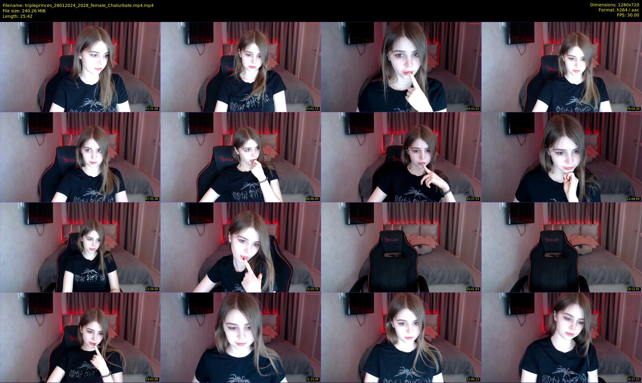 tripleprinces — 26 minute Chaturbate female cam show recording, 720p, Jan 28, 2024