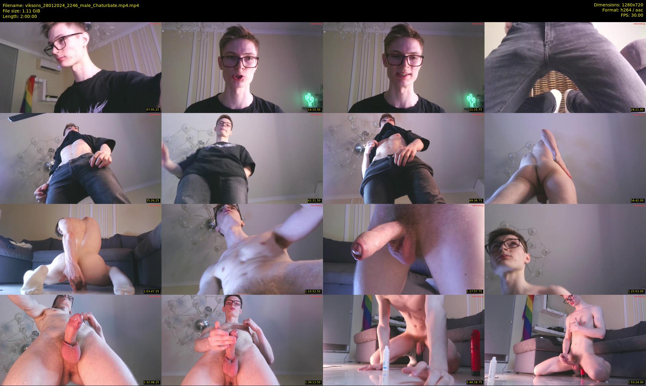 viksons — 120 minute Chaturbate male cam show recording, 720p, Jan 28, 2024