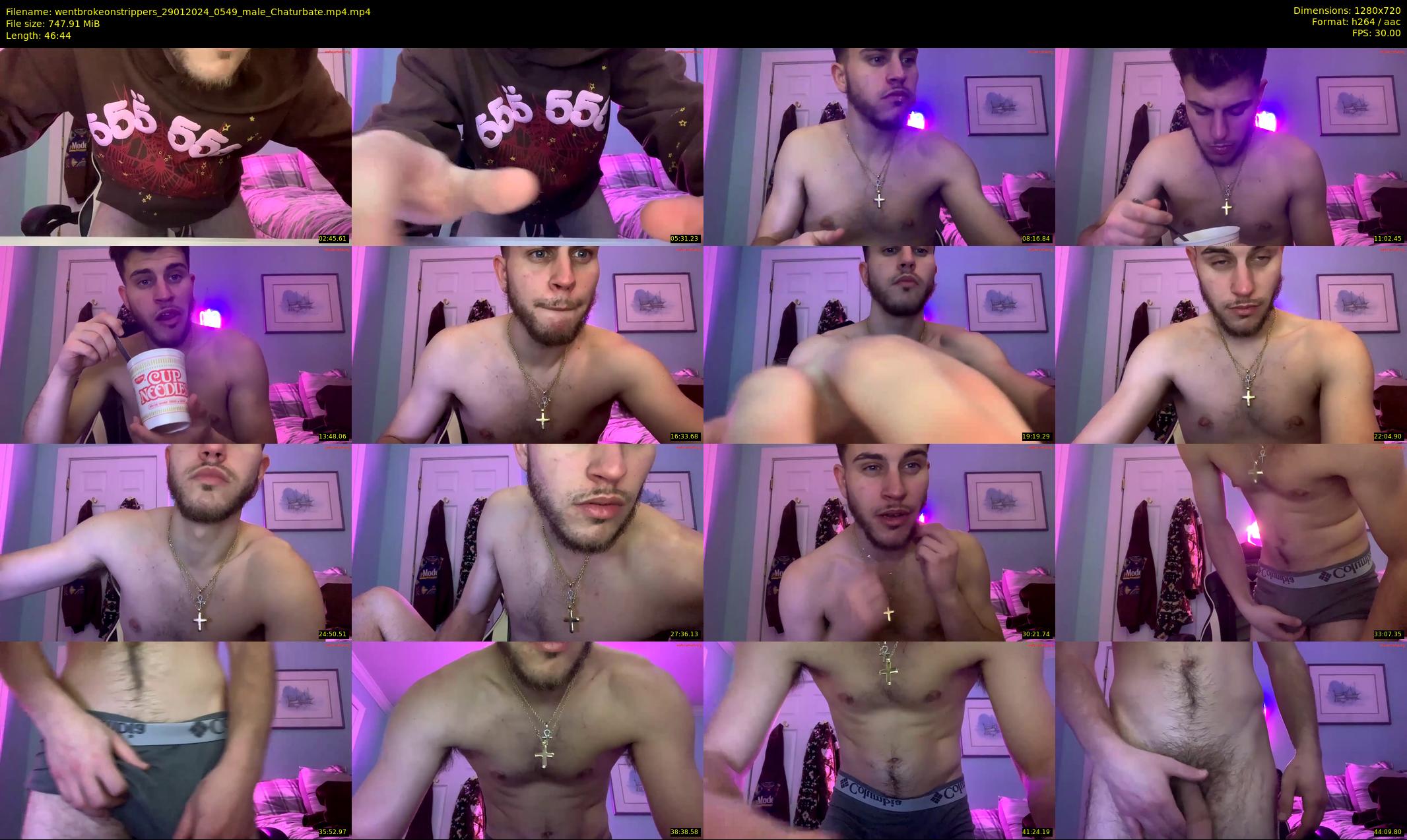 wentbrokeonstrippers — 47 minute Chaturbate male cam show recording, 720p, Jan 29, 2024