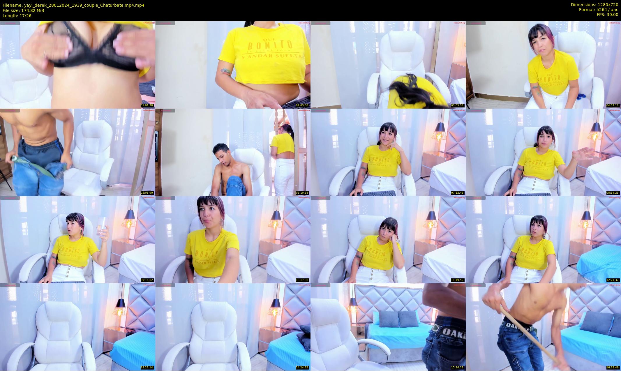 yayi_derek — 18 minute Chaturbate couple cam show recording, 720p, Jan 28, 2024
