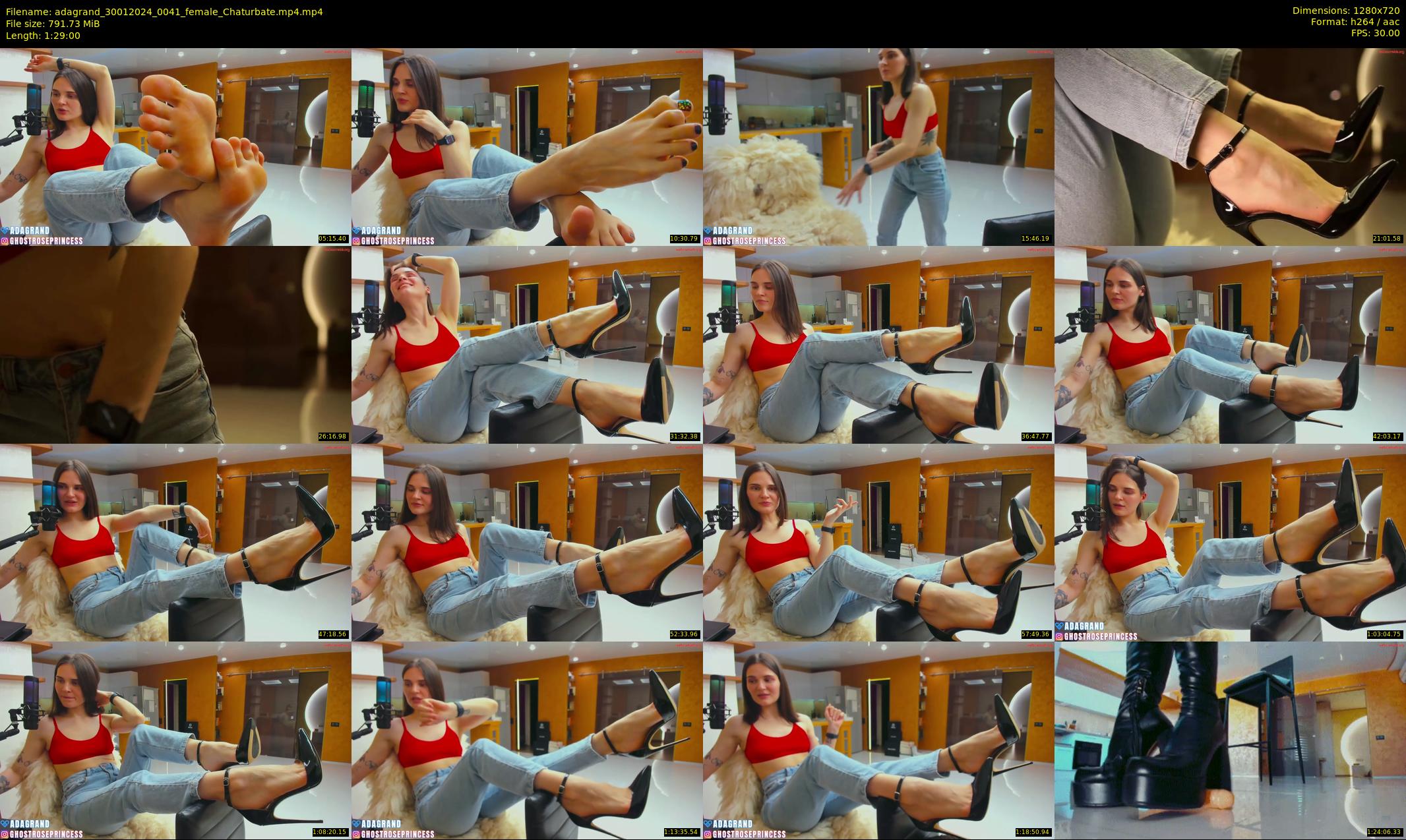 adagrand — 89 minute Chaturbate female cam show recording, 720p, Jan 30, 2024