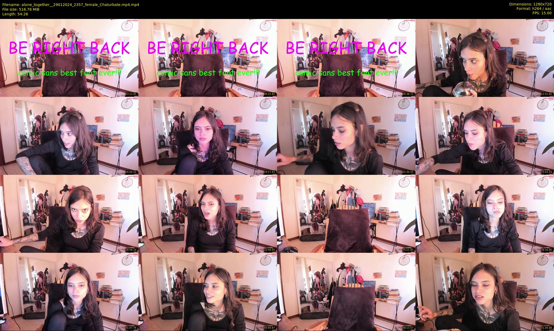 alone_together_ — 55 minute Chaturbate female cam show recording, 720p, Jan 29, 2024