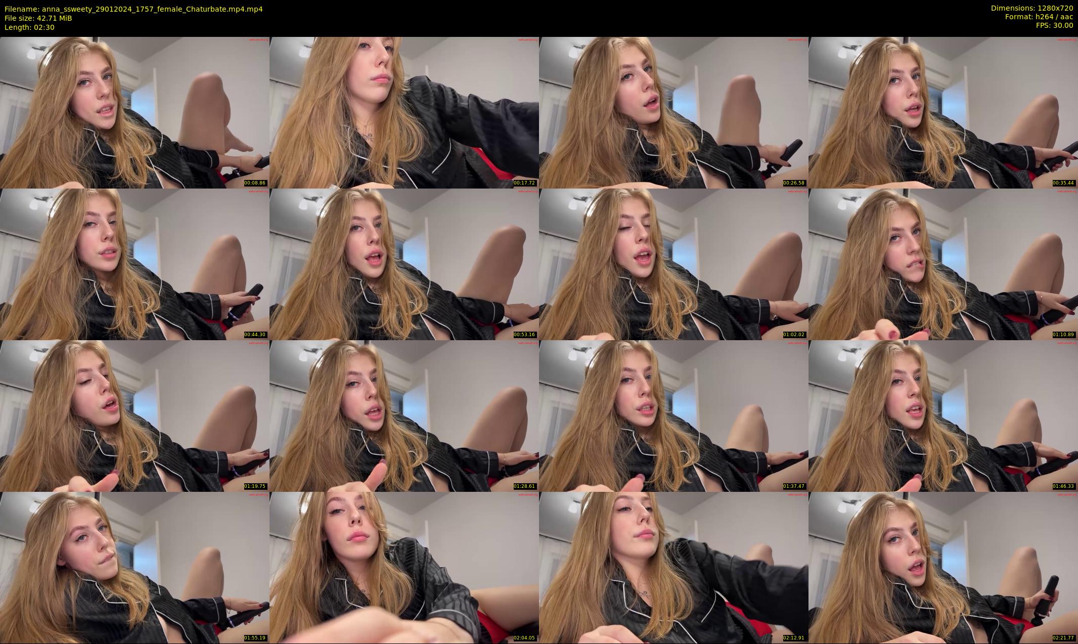 anna_ssweety — 3 minute Chaturbate female cam show recording, 720p, Jan 29, 2024
