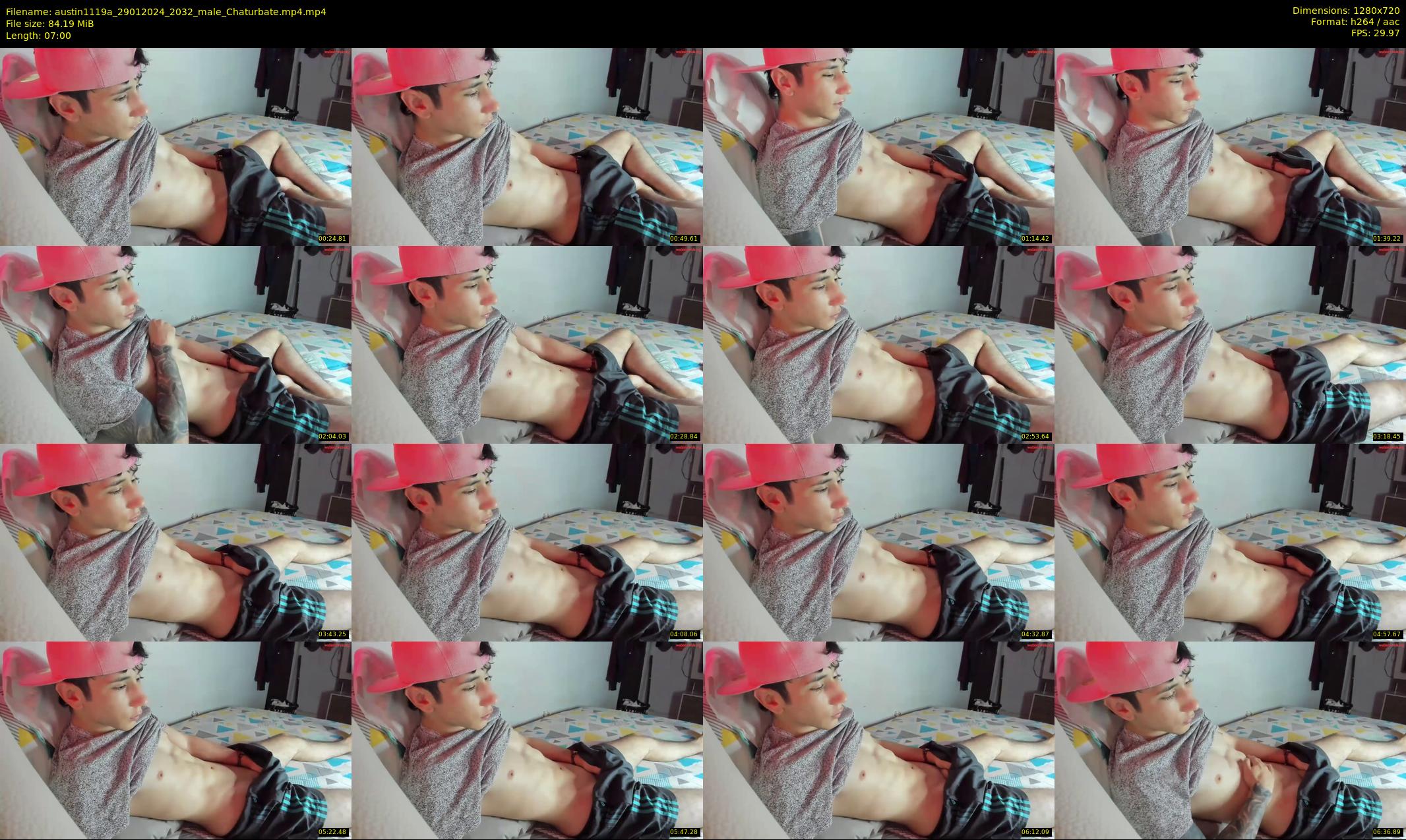 austin1119a — 7 minute Chaturbate male cam show recording, 720p, Jan 29, 2024