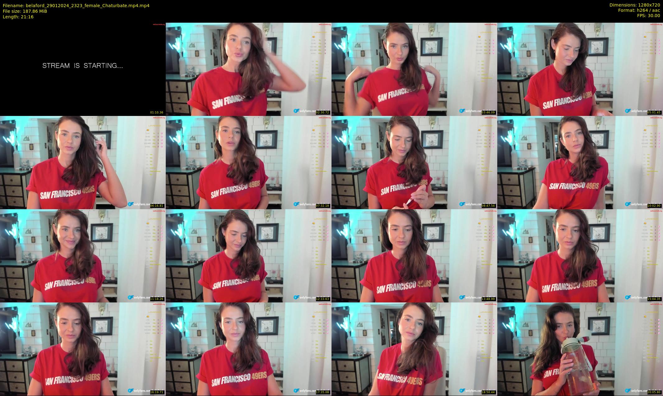 belaford — 22 minute Chaturbate female cam show recording, 720p, Jan 29, 2024