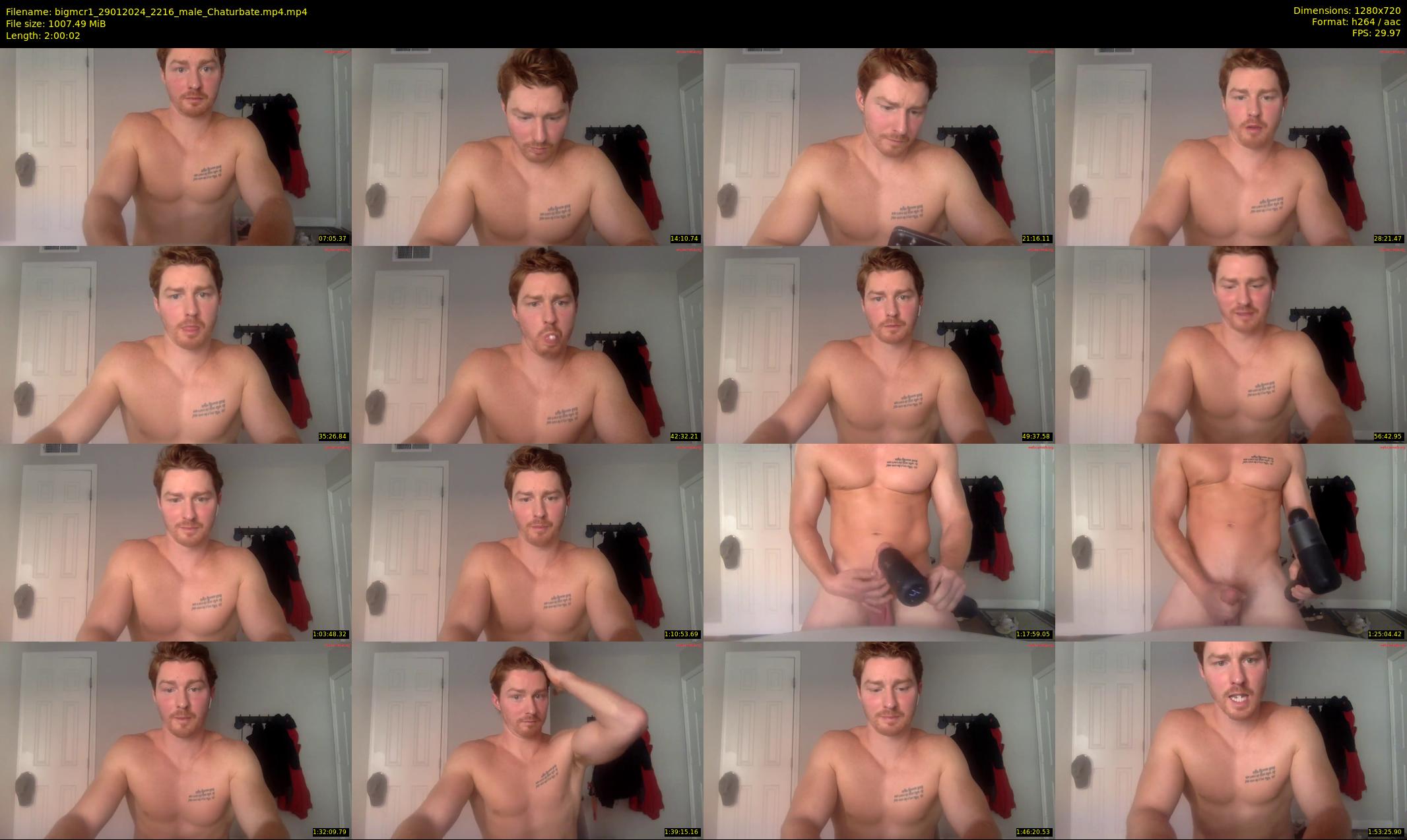bigmcr1 — 121 minute Chaturbate male cam show recording, 720p, Jan 29, 2024