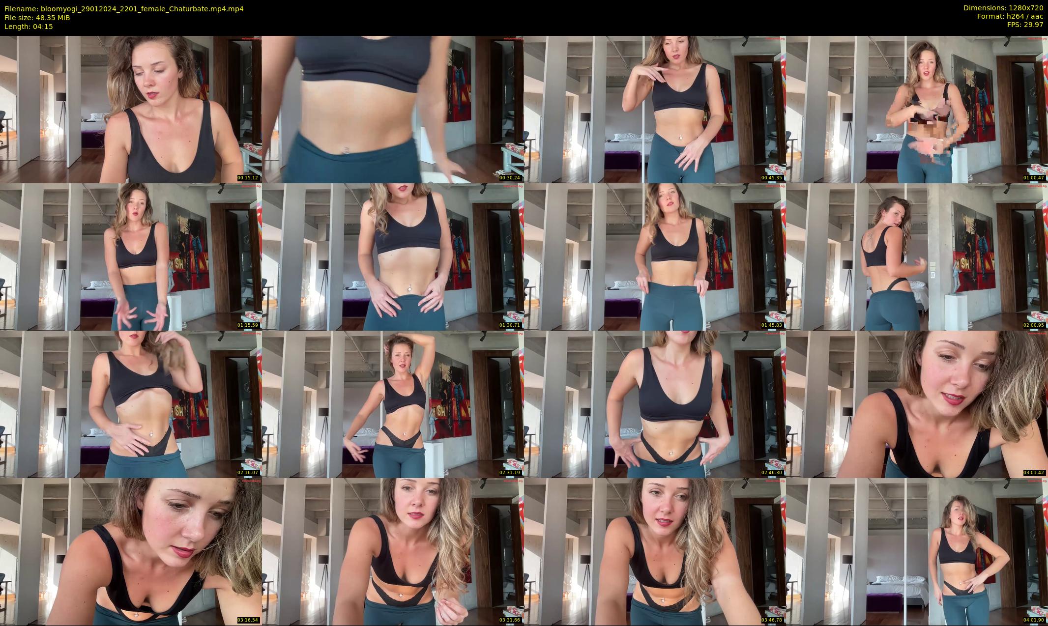bloomyogi — 5 minute Chaturbate female cam show recording, 720p, Jan 29, 2024