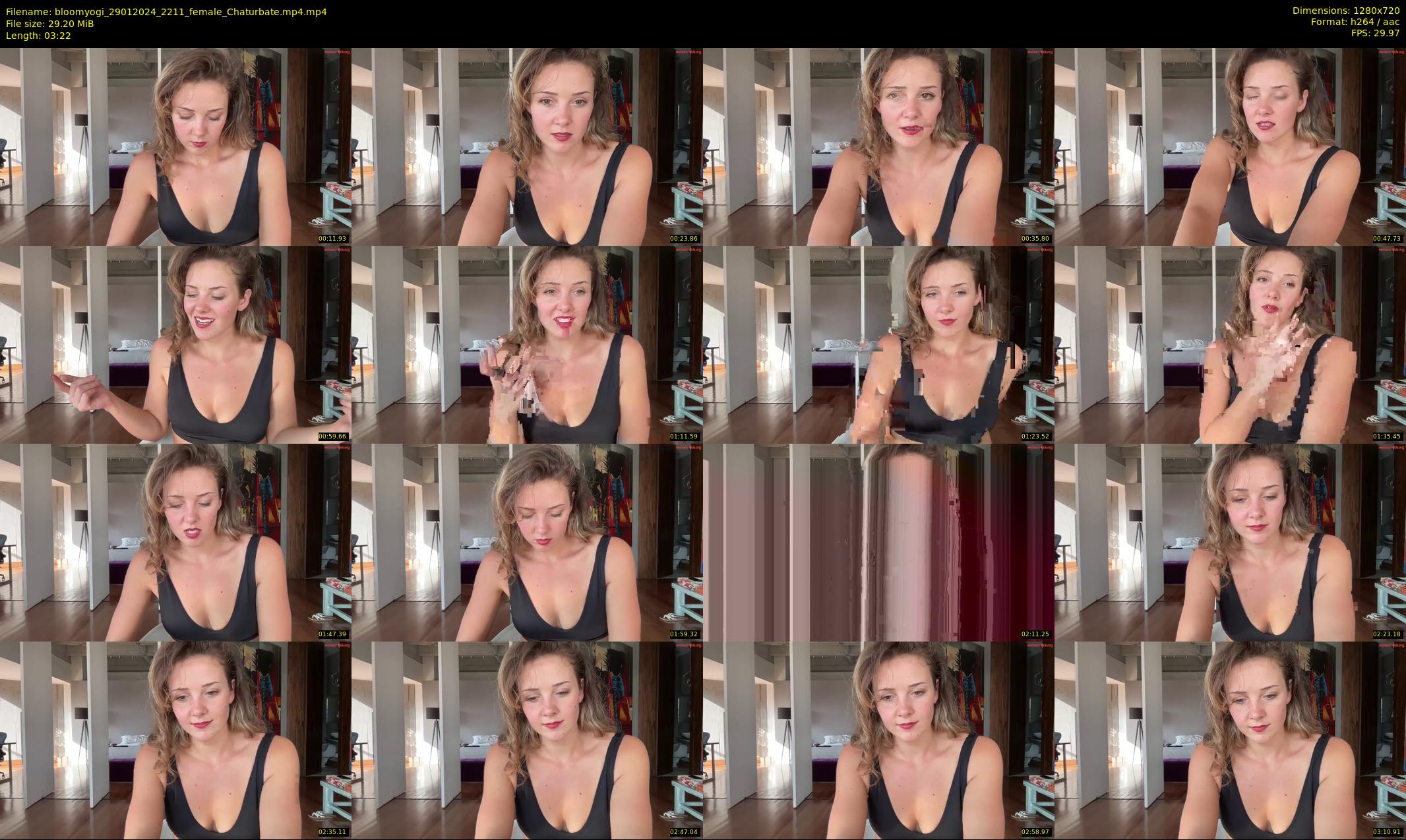 bloomyogi — 4 minute Chaturbate female cam show recording, 720p, Jan 29, 2024