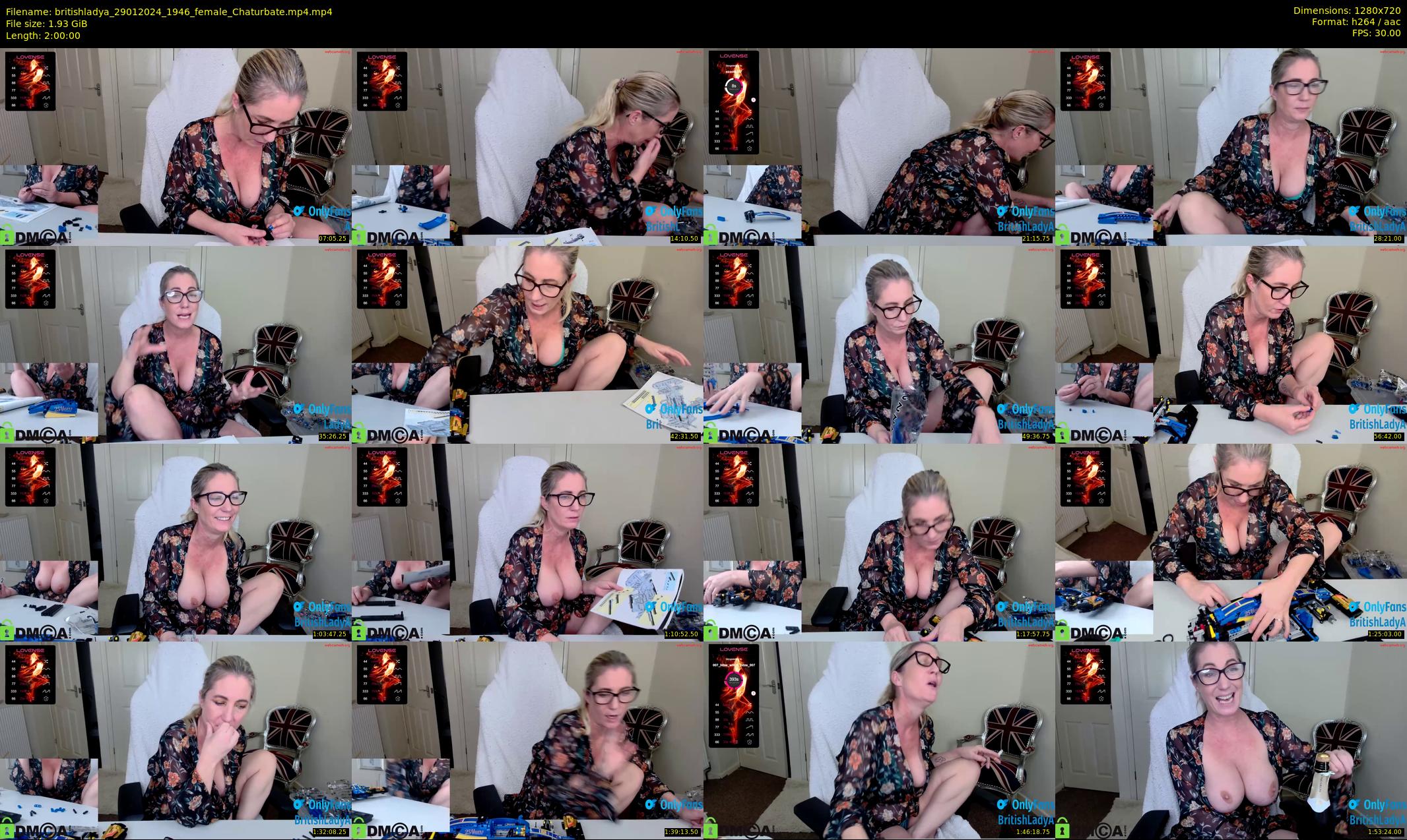 britishladya — 120 minute Chaturbate female cam show recording, 720p, Jan 29, 2024