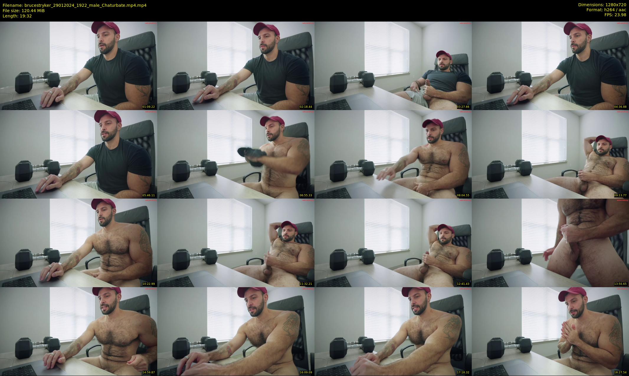 brucestryker — 20 minute Chaturbate male cam show recording, 720p, Jan 29, 2024
