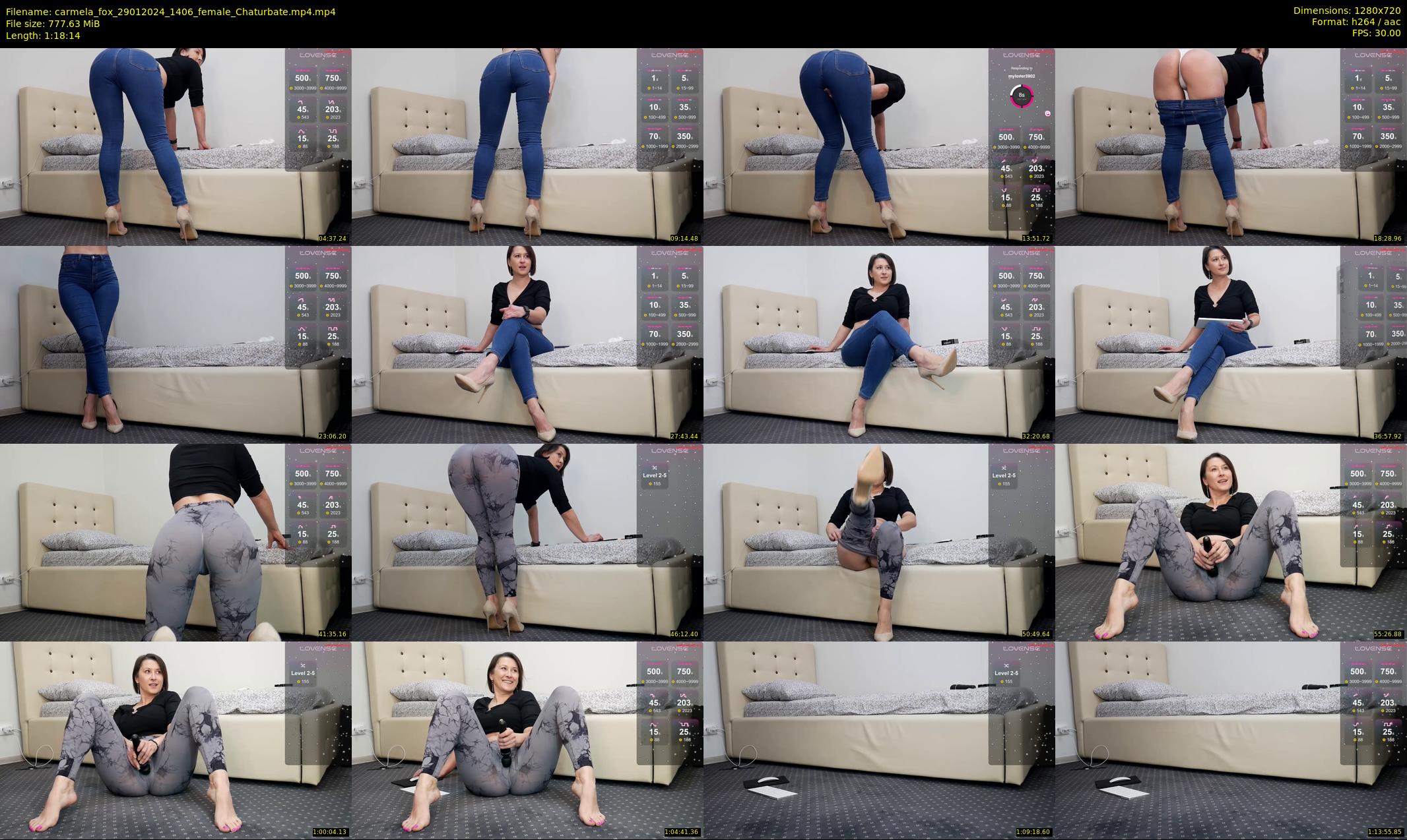 carmela_fox — 79 minute Chaturbate female cam show recording, 720p, Jan 29, 2024