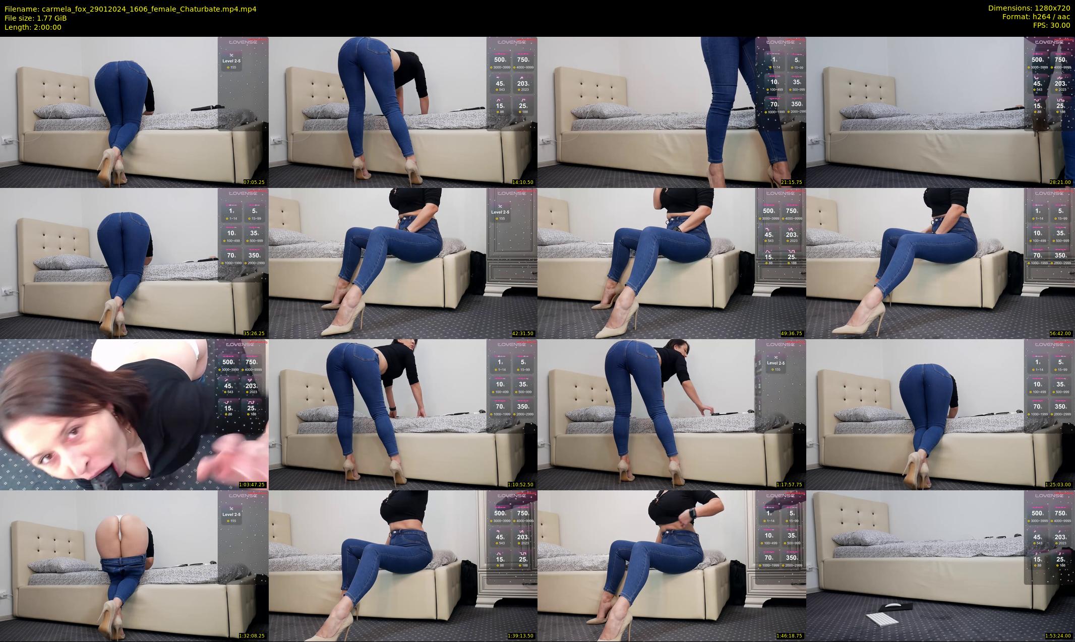 carmela_fox — 120 minute Chaturbate female cam show recording, 720p, Jan 29, 2024