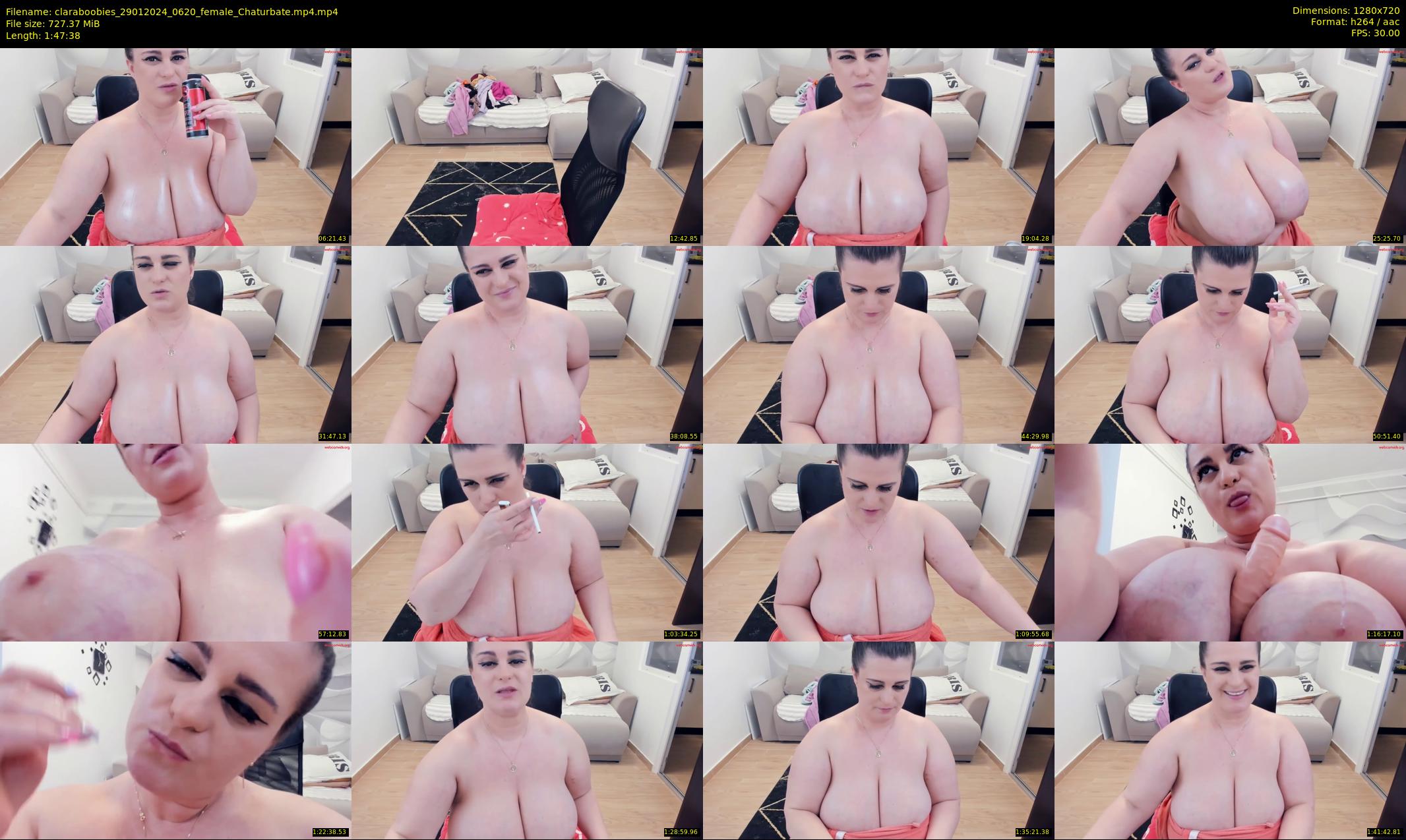 claraboobies — 108 minute Chaturbate female cam show recording, 720p, Jan 29, 2024