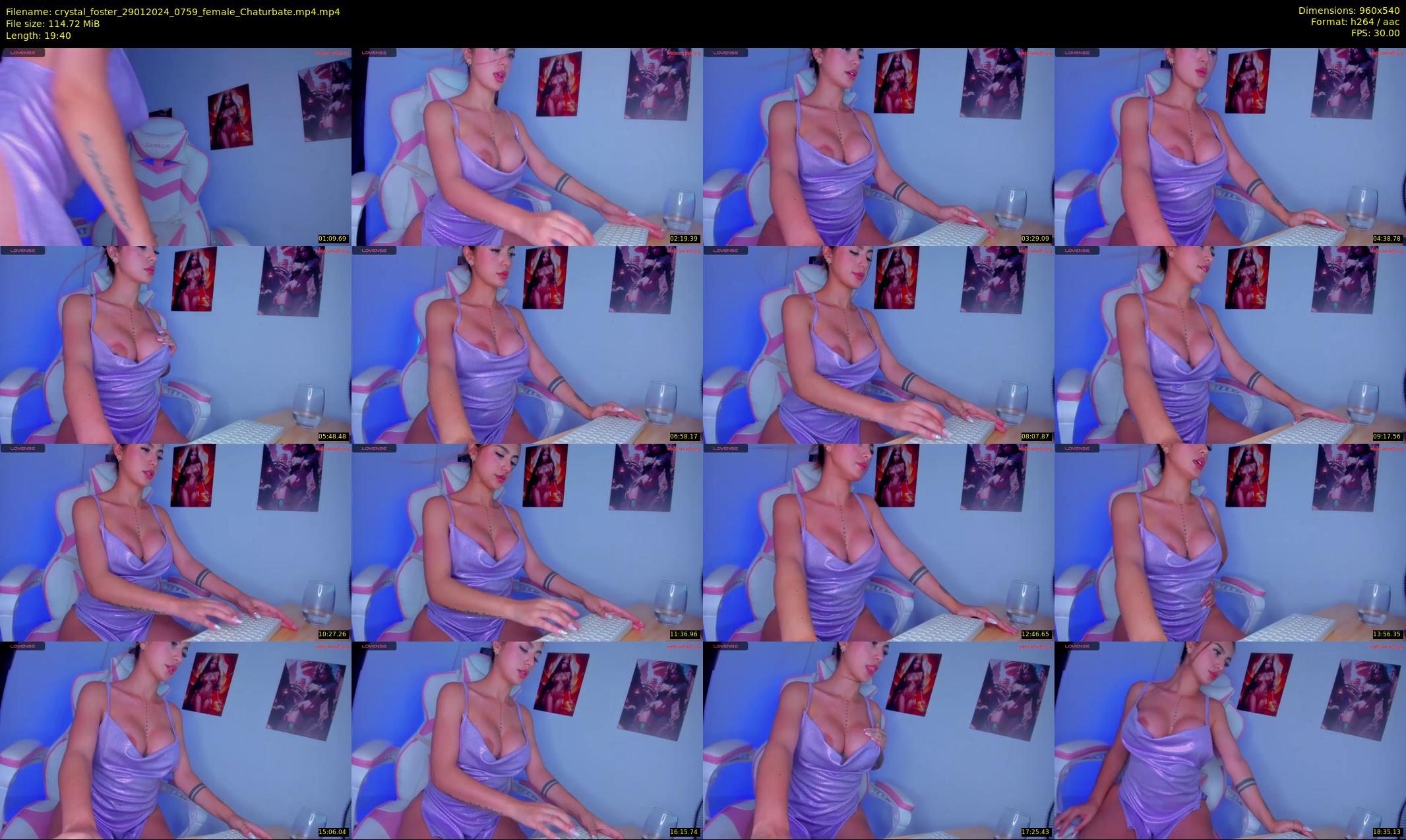 crystal_foster — 20 minute Chaturbate female cam show recording, 480p, Jan 29, 2024