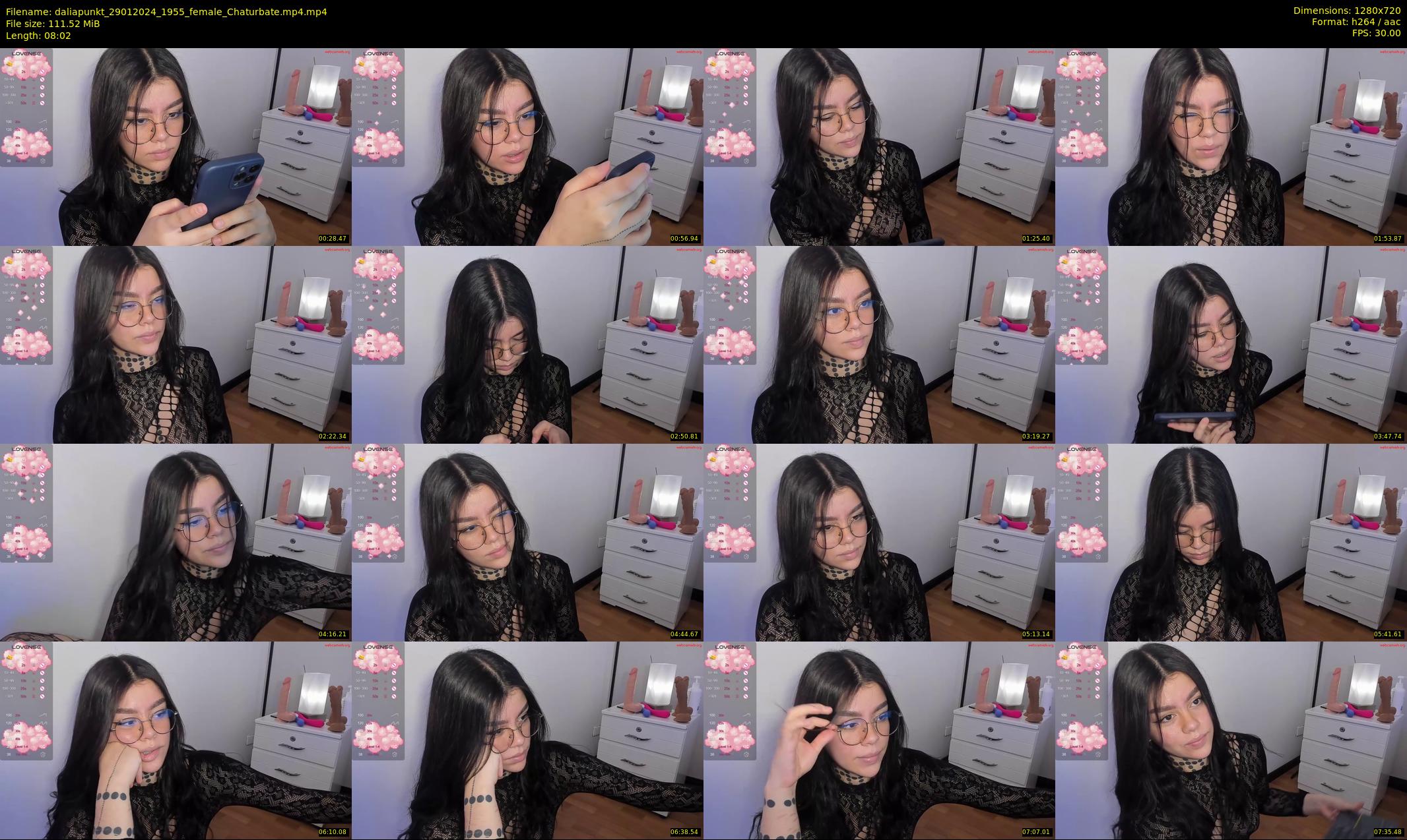 daliapunkt — 9 minute Chaturbate female cam show recording, 720p, Jan 29, 2024