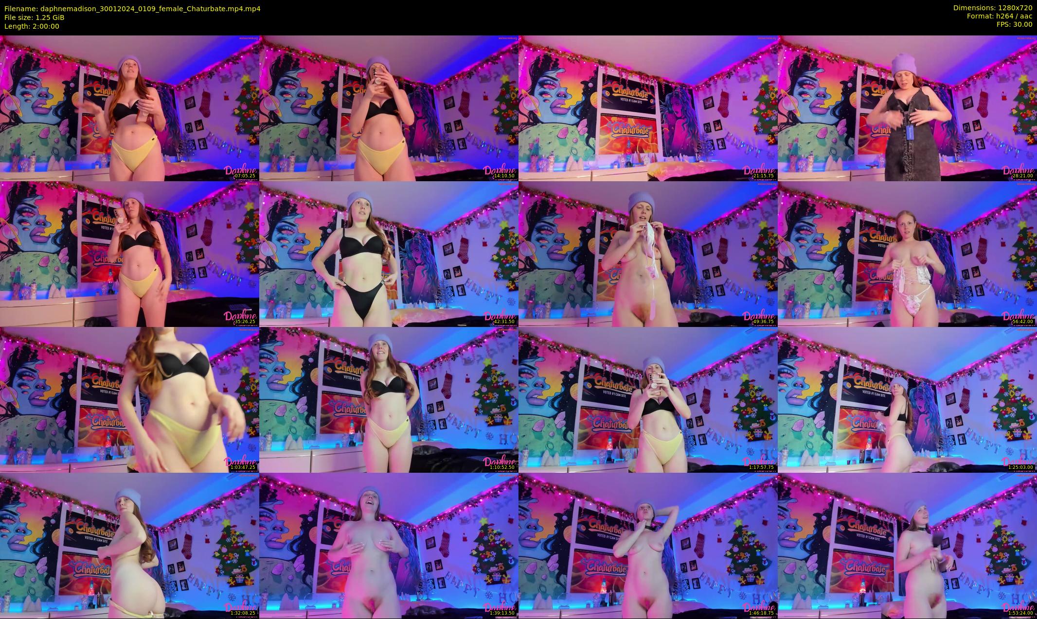 daphnemadison — 120 minute Chaturbate couple cam show recording, 720p, Jan 30, 2024