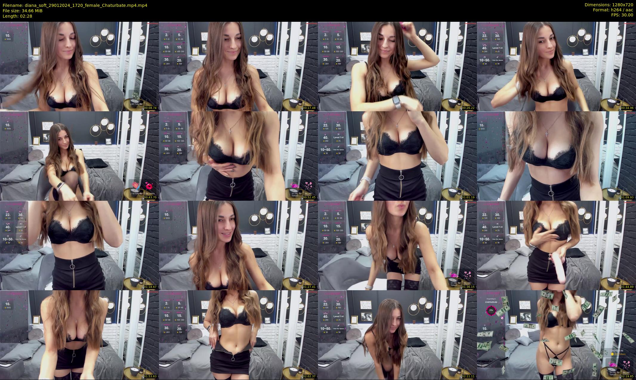 diana_soft — 3 minute Chaturbate female cam show recording, 720p, Jan 29, 2024