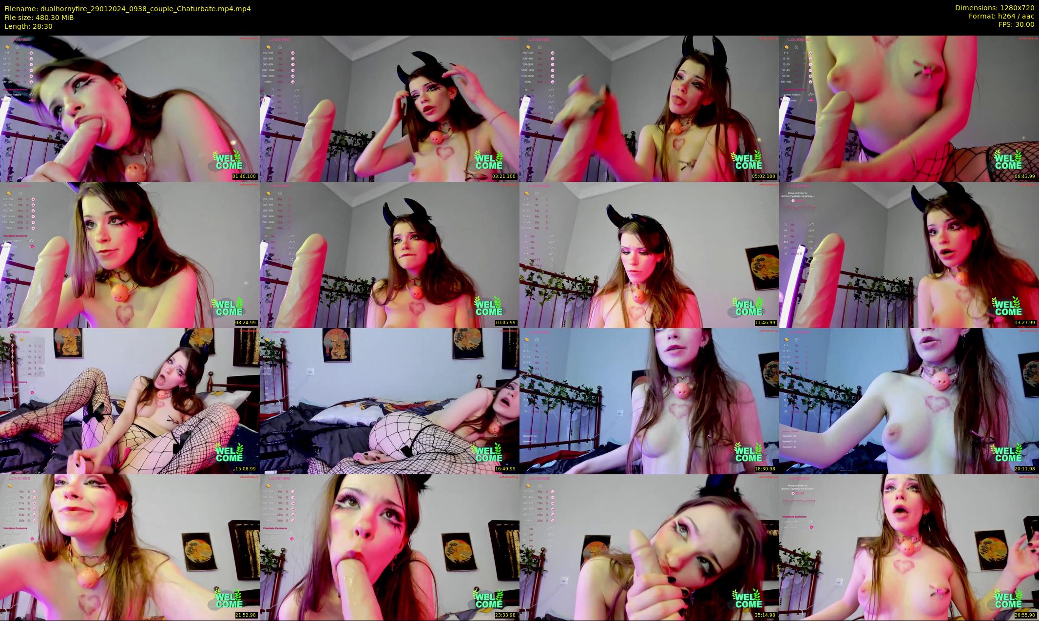 dualhornyfire — 29 minute Chaturbate couple cam show recording, 720p, Jan 29, 2024