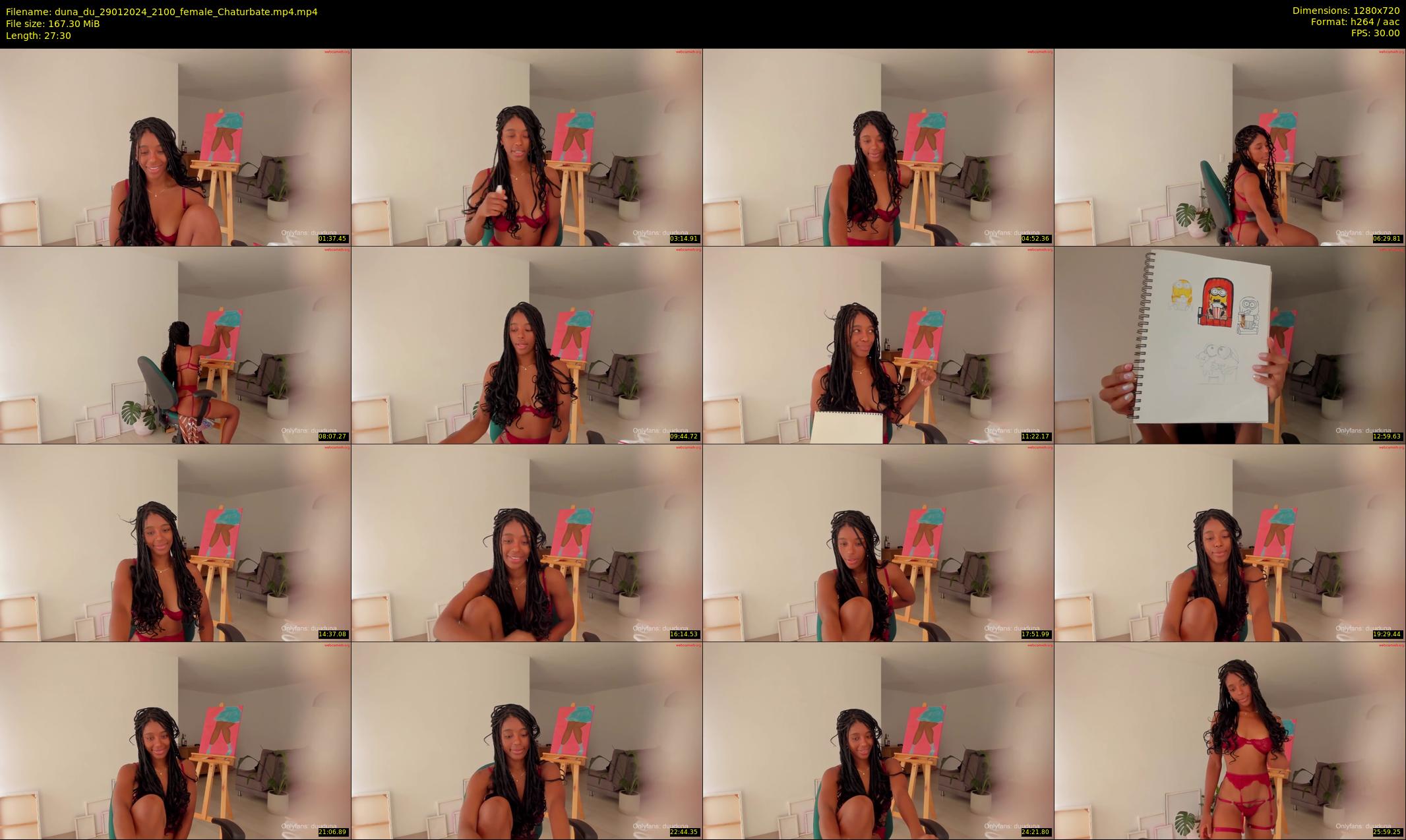 duna_du — 28 minute Chaturbate female cam show recording, 720p, Jan 29, 2024
