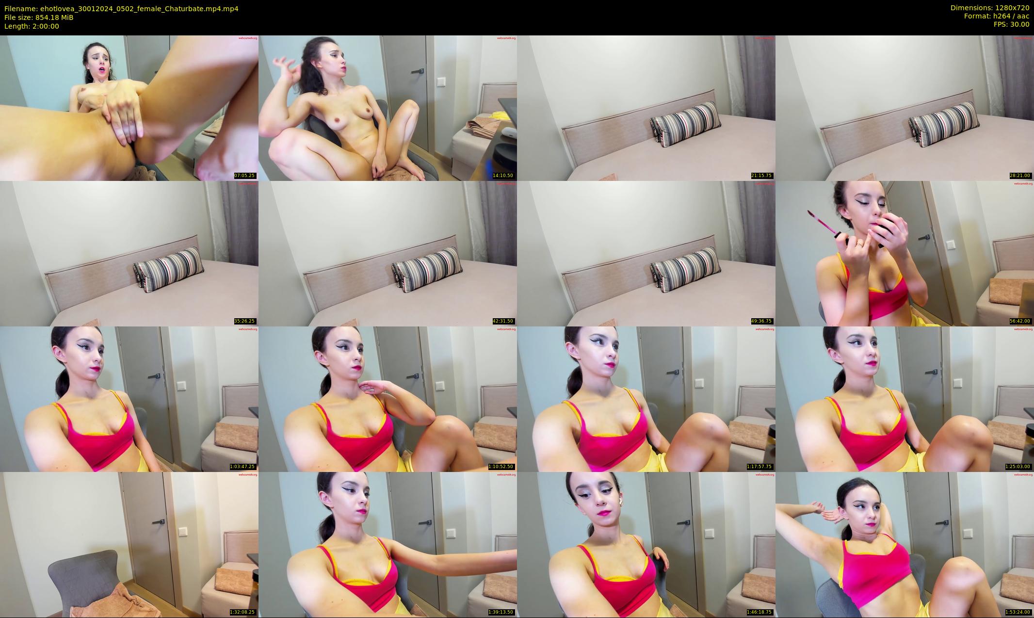 ehotlovea — 120 minute Chaturbate female cam show recording, 720p, Jan 30, 2024