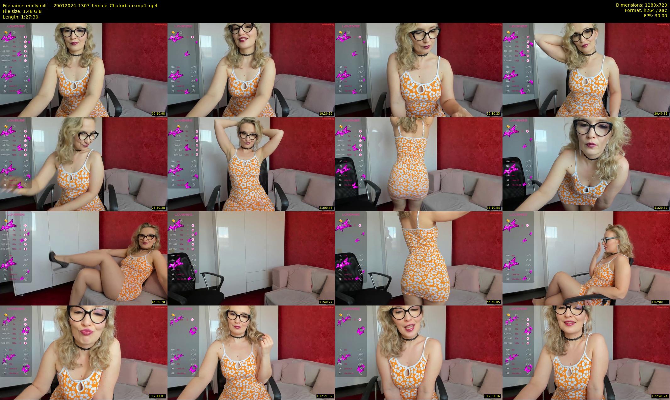 emilymilf__ — 88 minute Chaturbate female cam show recording, 720p, Jan 29, 2024