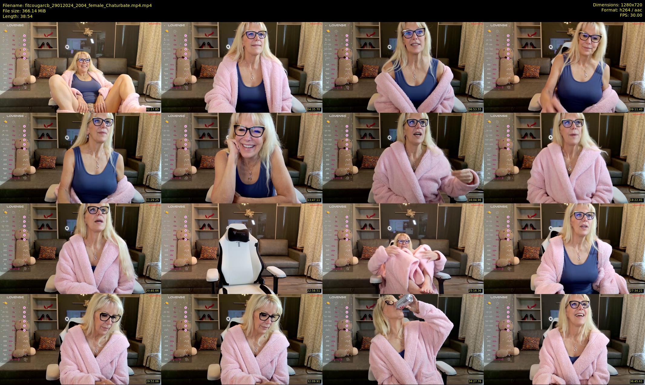 fitcougarcb — 39 minute Chaturbate female cam show recording, 720p, Jan 29, 2024