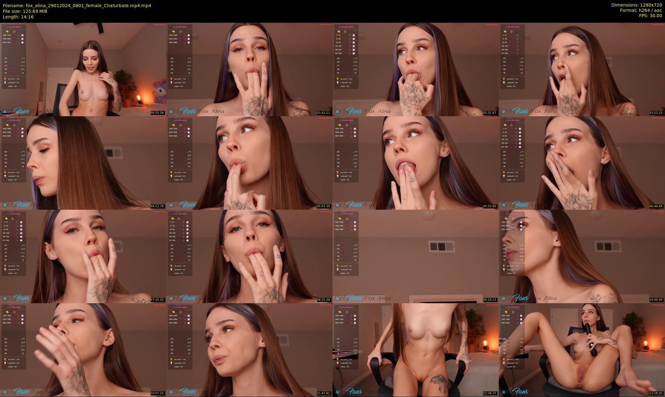 fox_alina — 15 minute Chaturbate female cam show recording, 720p, Jan 29, 2024