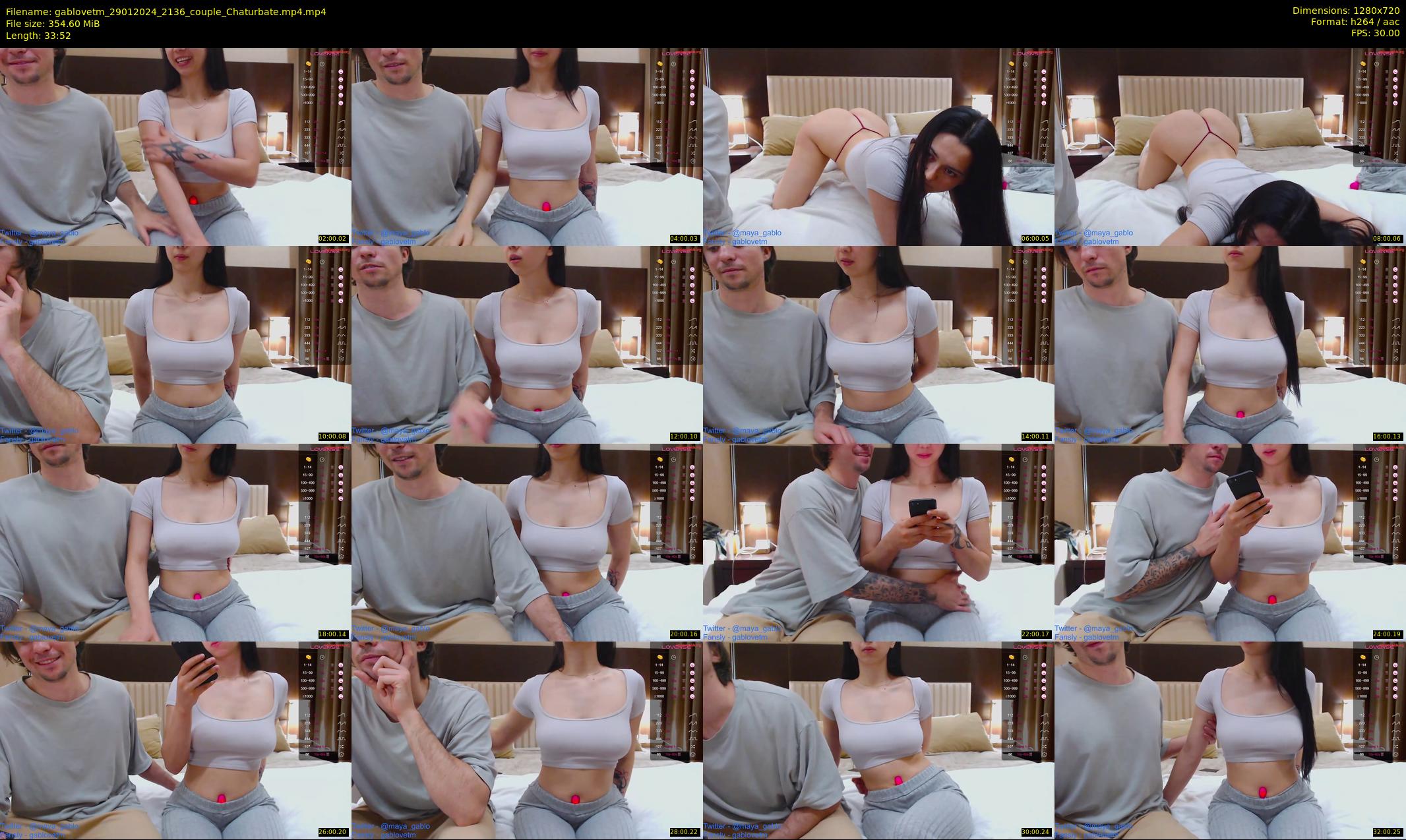 gablovetm — 34 minute Chaturbate couple cam show recording, 720p, Jan 29, 2024