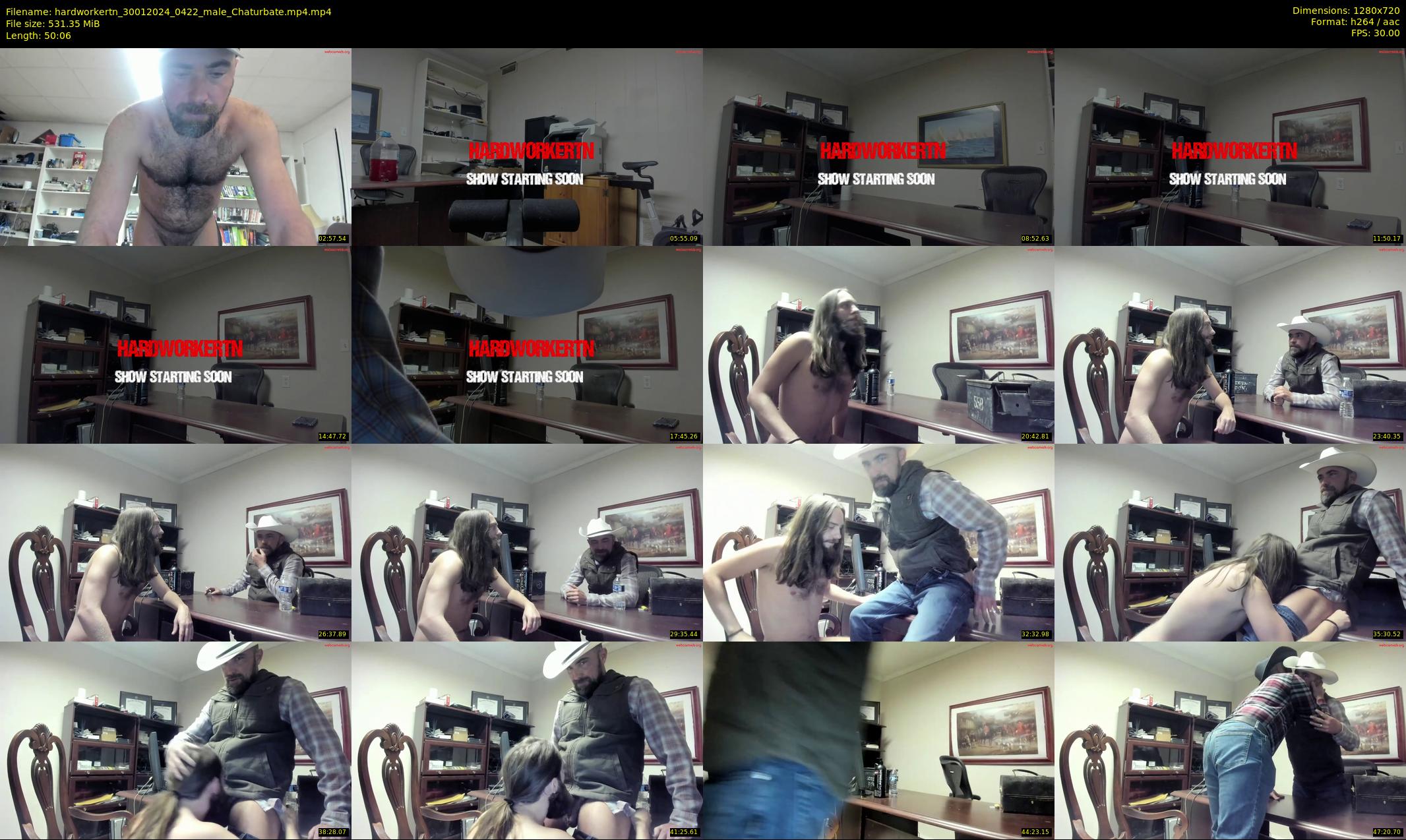 hardworkertn — 51 minute Chaturbate male cam show recording, 720p, Jan 30, 2024