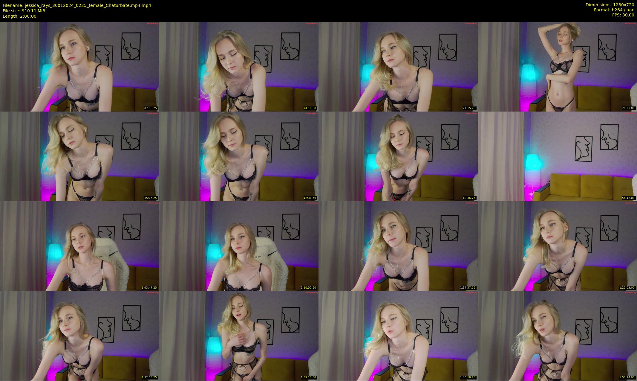 jessica_rays — 120 minute Chaturbate couple cam show recording, 720p, Jan 30, 2024