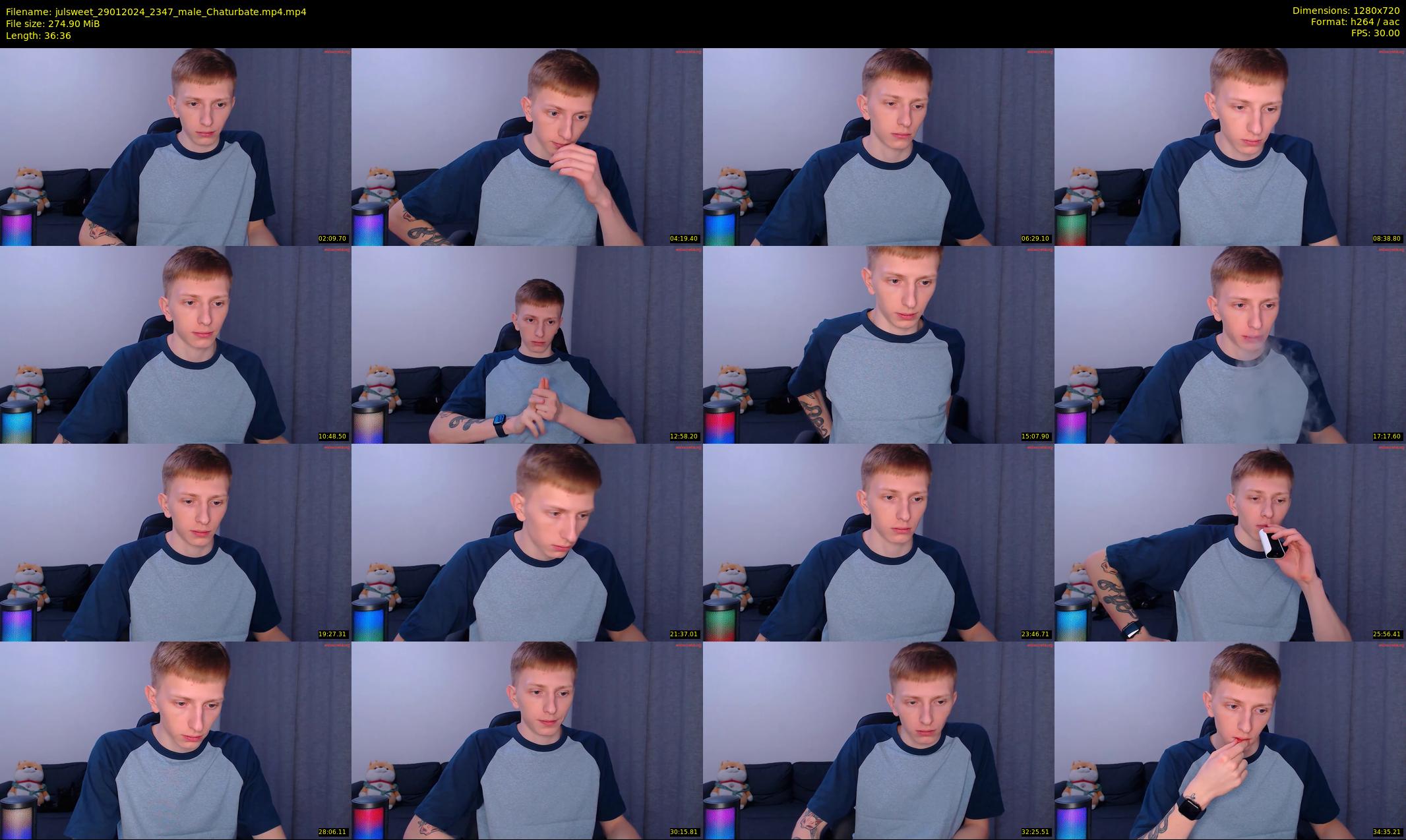 julsweet — 37 minute Chaturbate male cam show recording, 720p, Jan 29, 2024