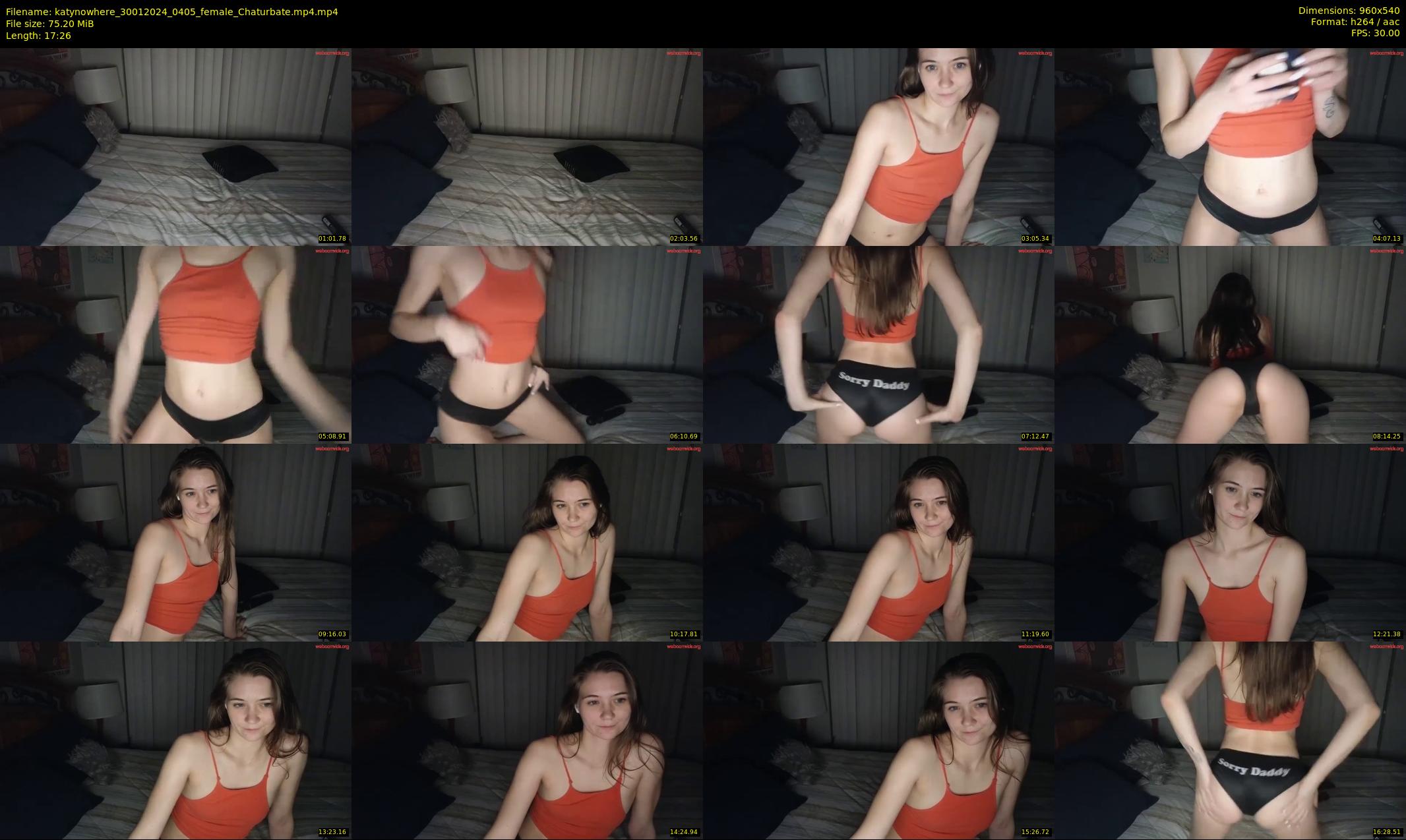 katynowhere — 18 minute Chaturbate female cam show recording, 480p, Jan 30, 2024