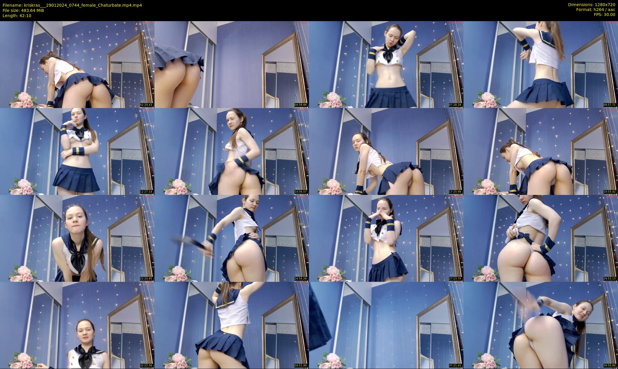 kriskras__ — 43 minute Chaturbate female cam show recording, 720p, Jan 29, 2024