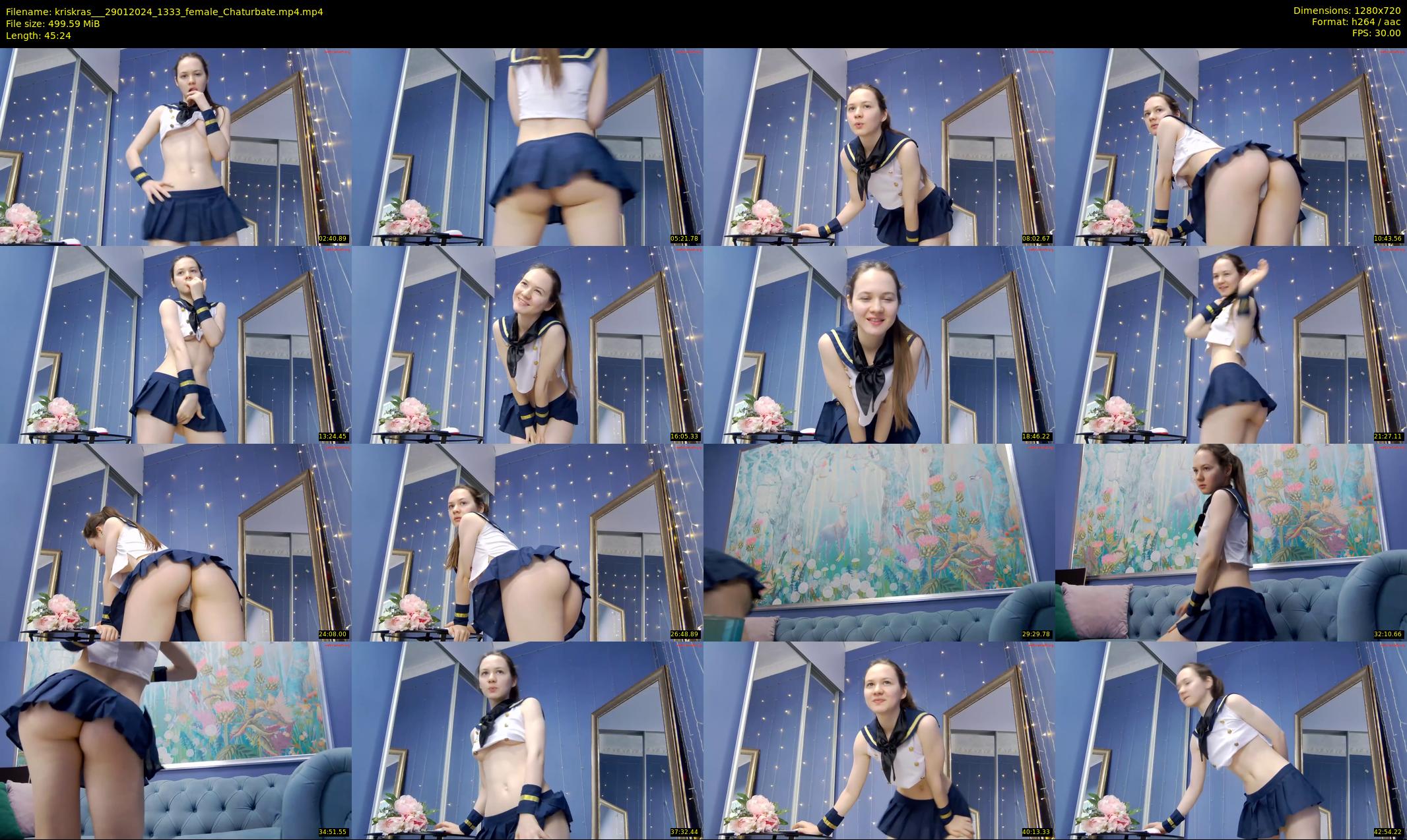 kriskras__ — 46 minute Chaturbate female cam show recording, 720p, Jan 29, 2024