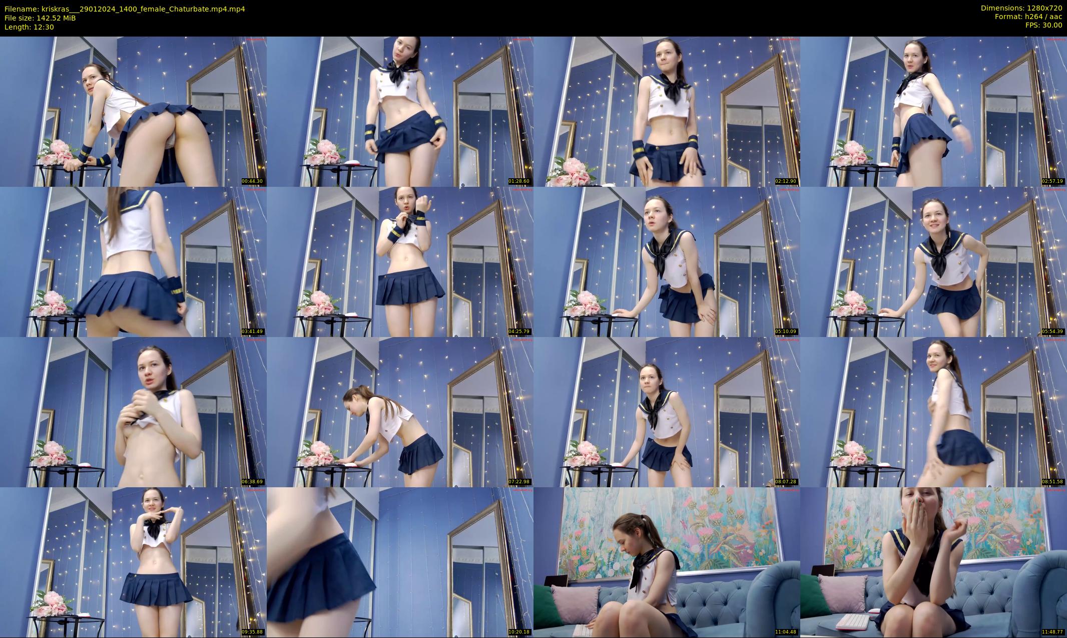 kriskras__ — 13 minute Chaturbate female cam show recording, 720p, Jan 29, 2024