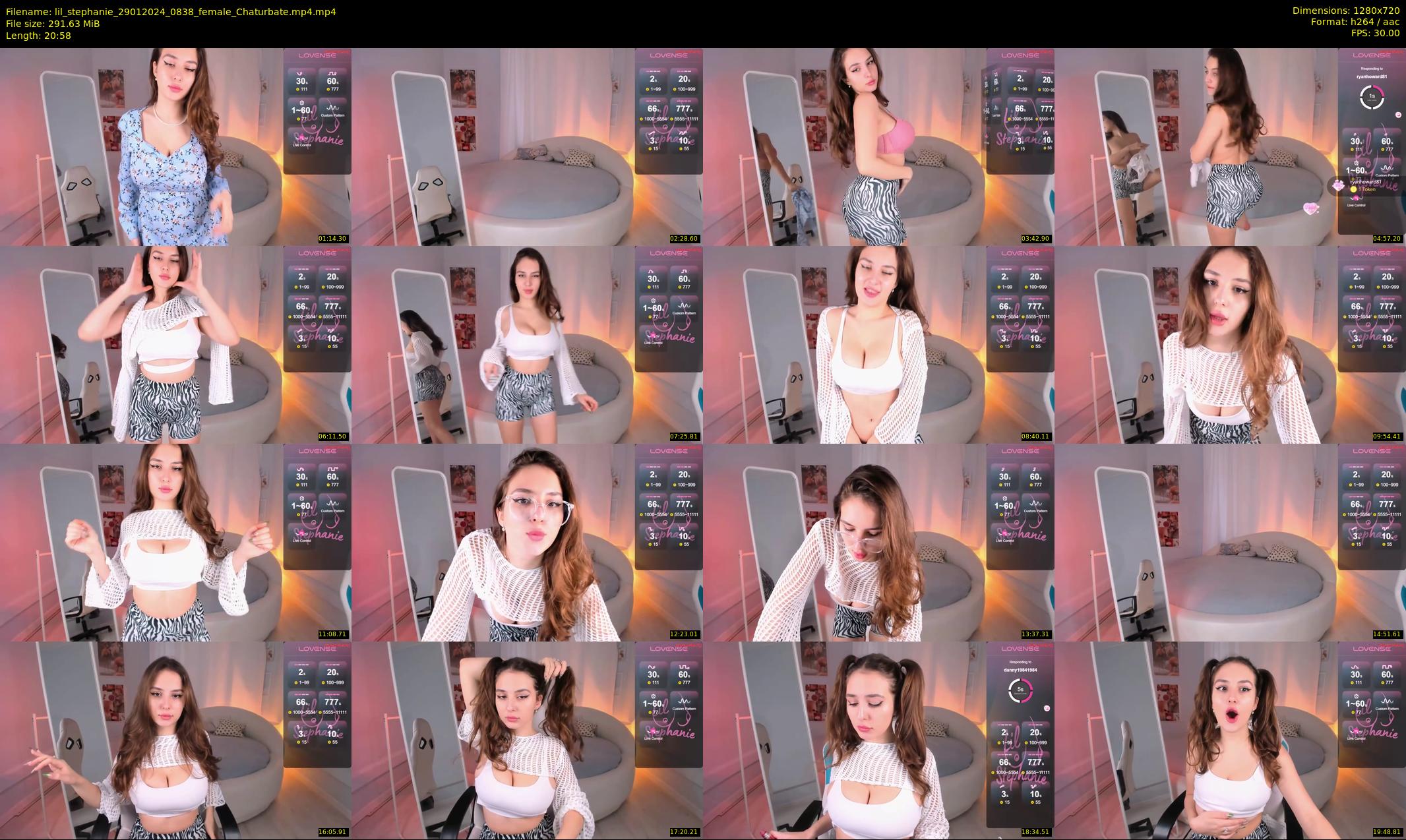 lil_stephanie — 21 minute Chaturbate female cam show recording, 720p, Jan 29, 2024