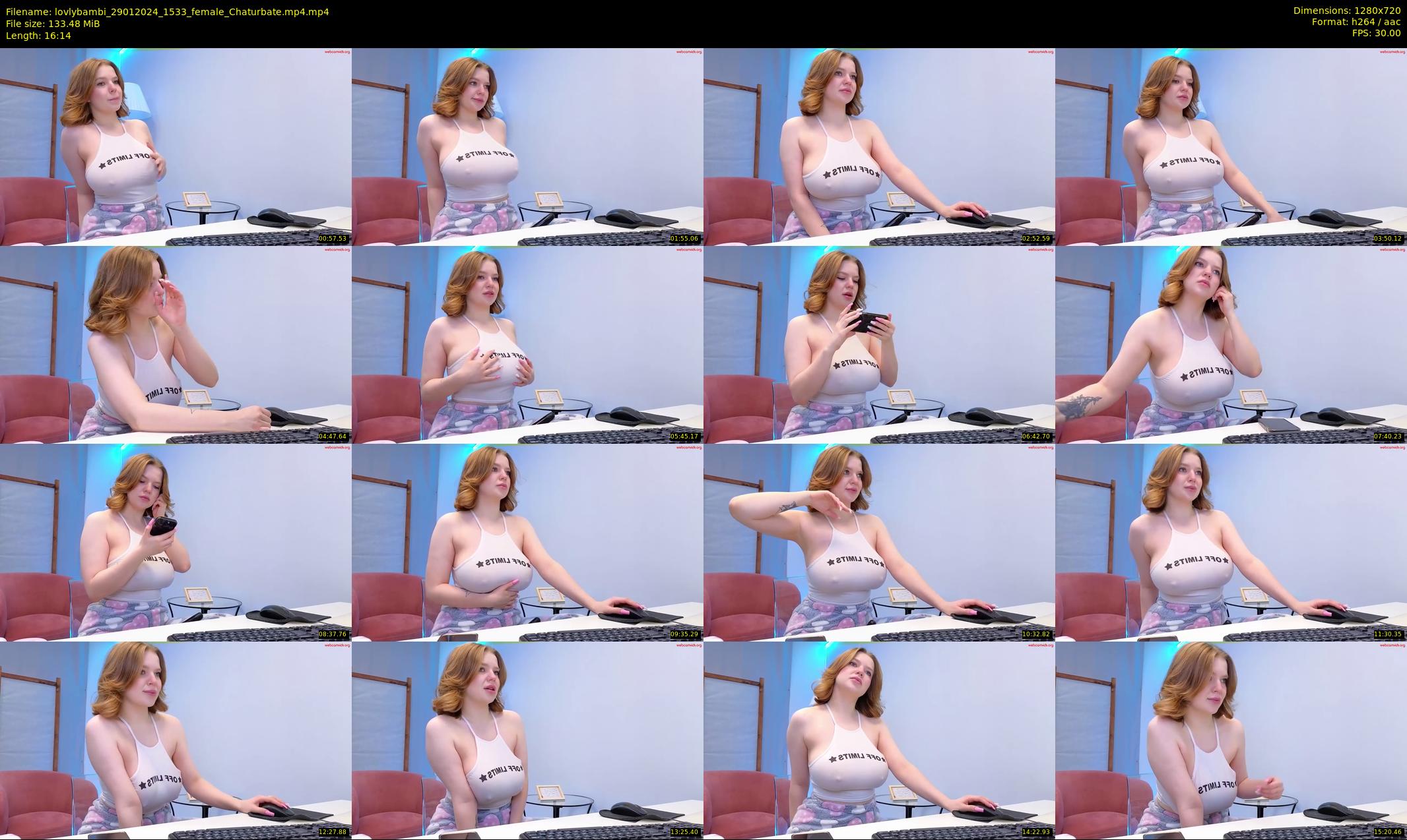 lovlybambi — 17 minute Chaturbate female cam show recording, 720p, Jan 29, 2024