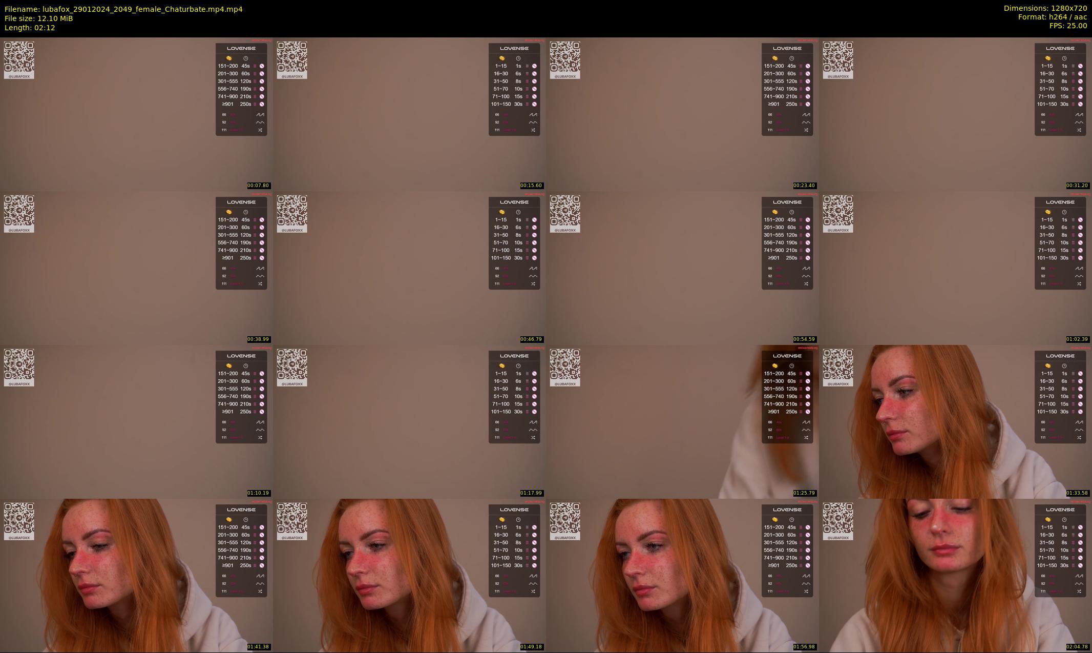 lubafox — 3 minute Chaturbate female cam show recording, 720p, Jan 29, 2024