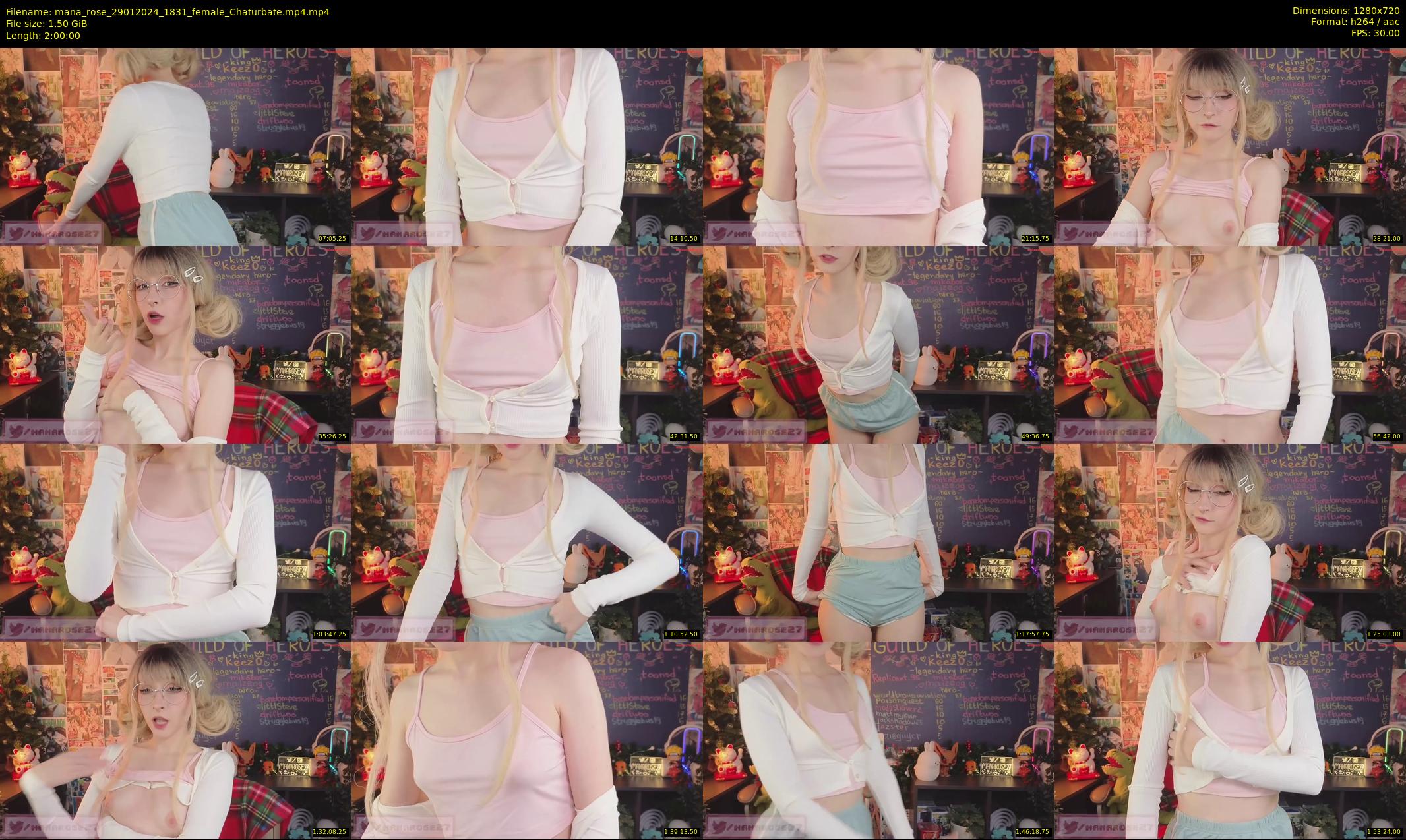 mana_rose — 120 minute Chaturbate female cam show recording, 720p, Jan 29, 2024
