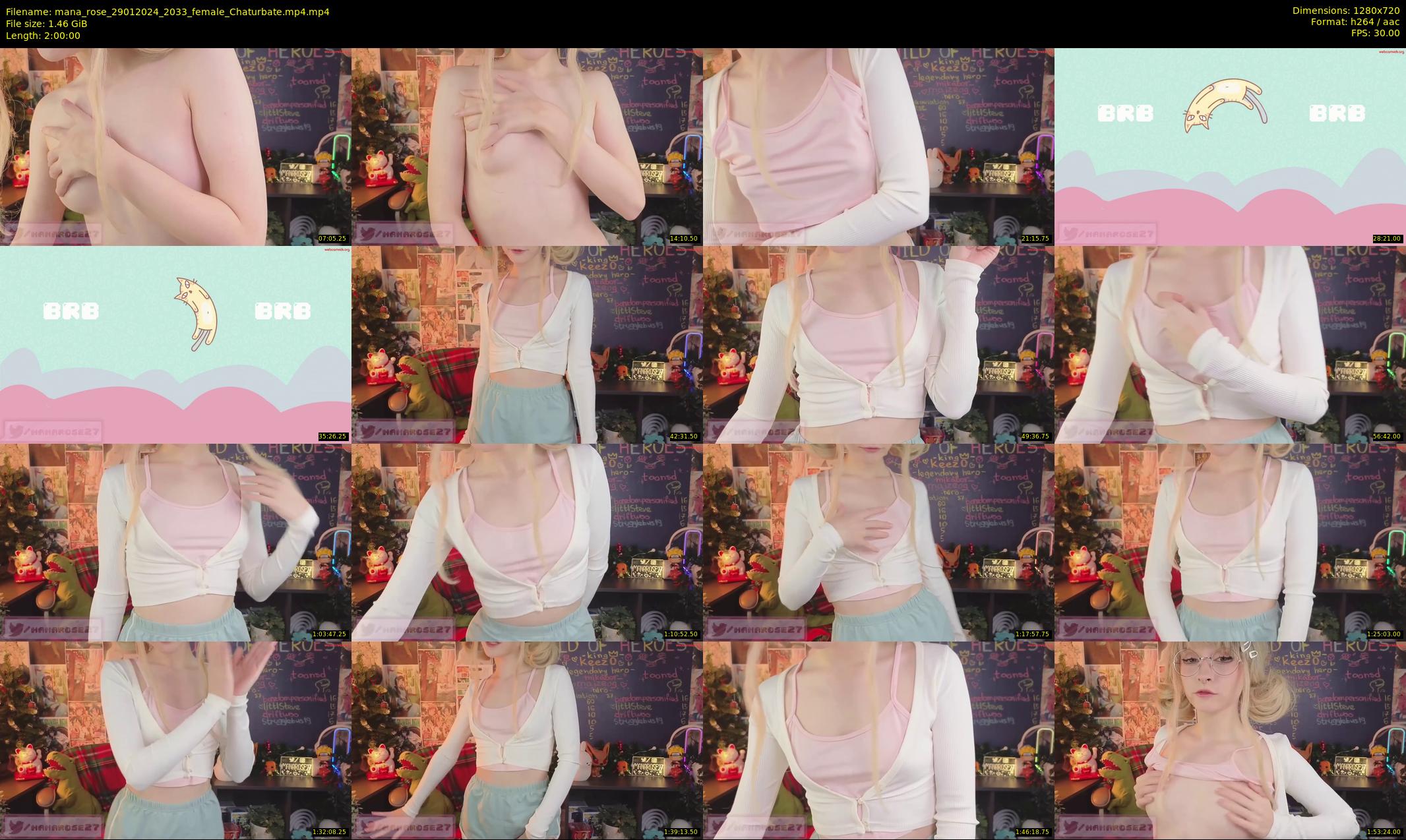 mana_rose — 120 minute Chaturbate female cam show recording, 720p, Jan 29, 2024