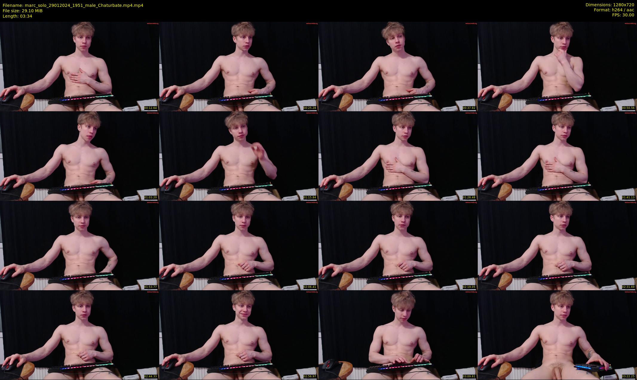 marc_solo — 4 minute Chaturbate male cam show recording, 720p, Jan 29, 2024