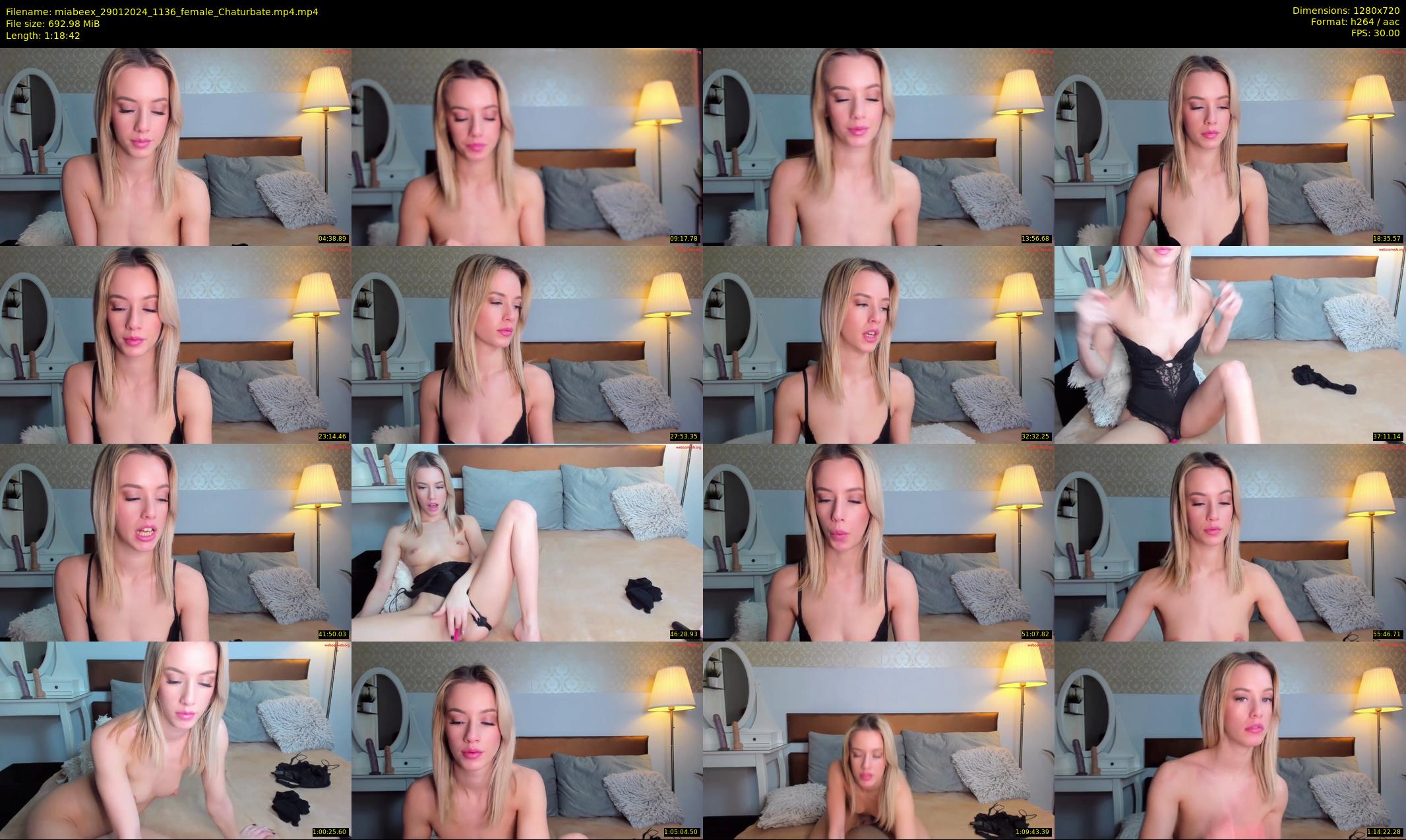 miabeex — 79 minute Chaturbate female cam show recording, 720p, Jan 29, 2024