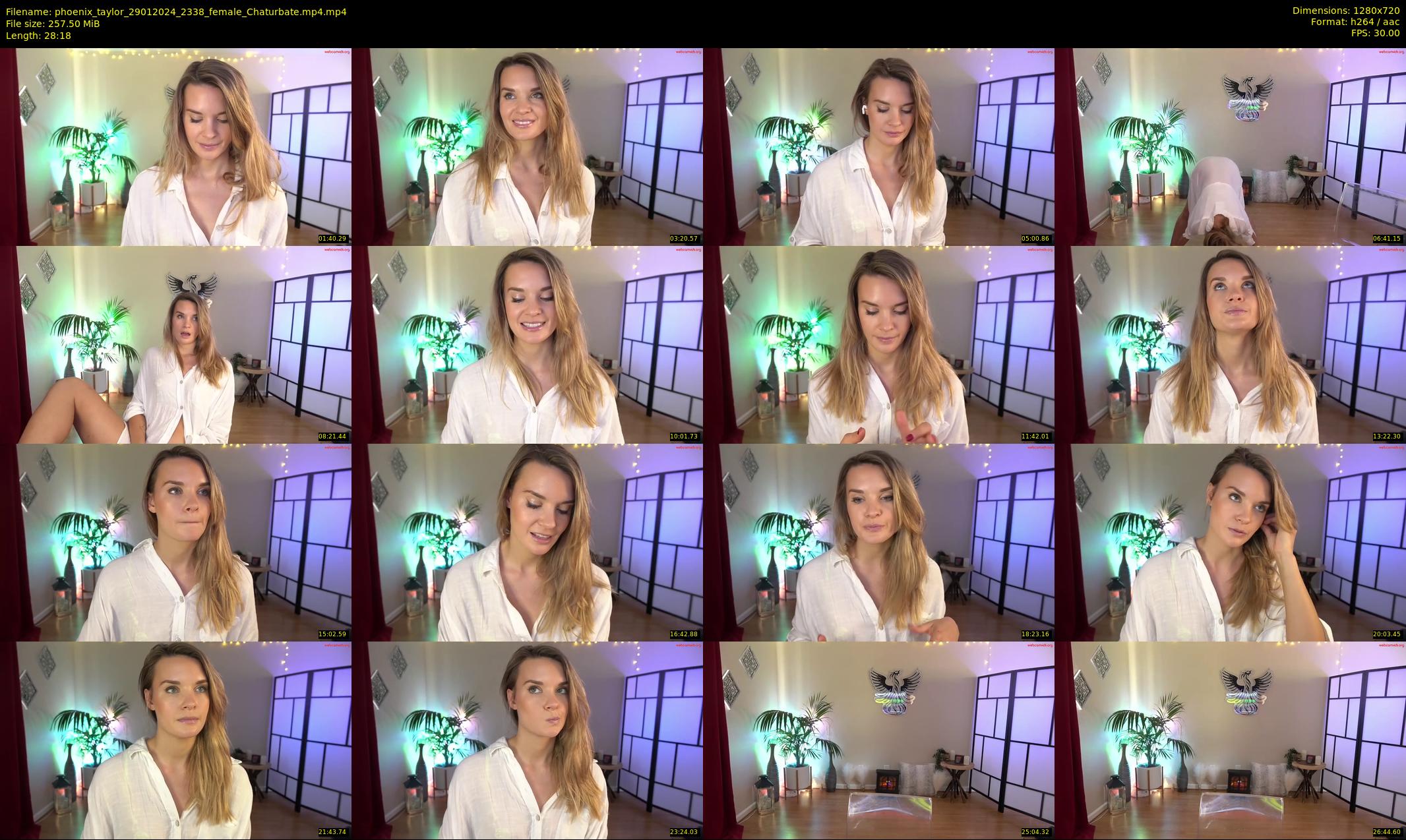phoenix_taylor — 29 minute Chaturbate female cam show recording, 720p, Jan 29, 2024