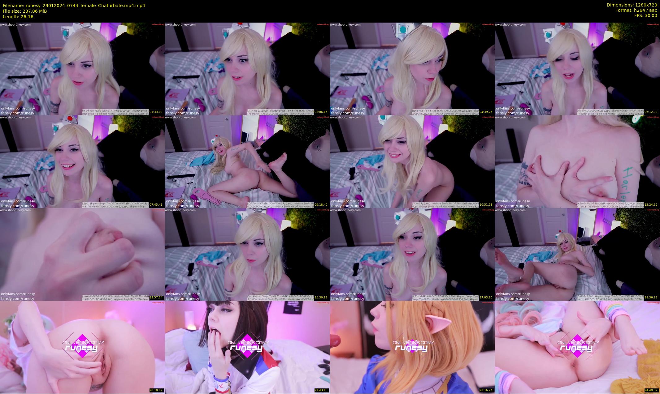 runesy — 27 minute Chaturbate female cam show recording, 720p, Jan 29, 2024