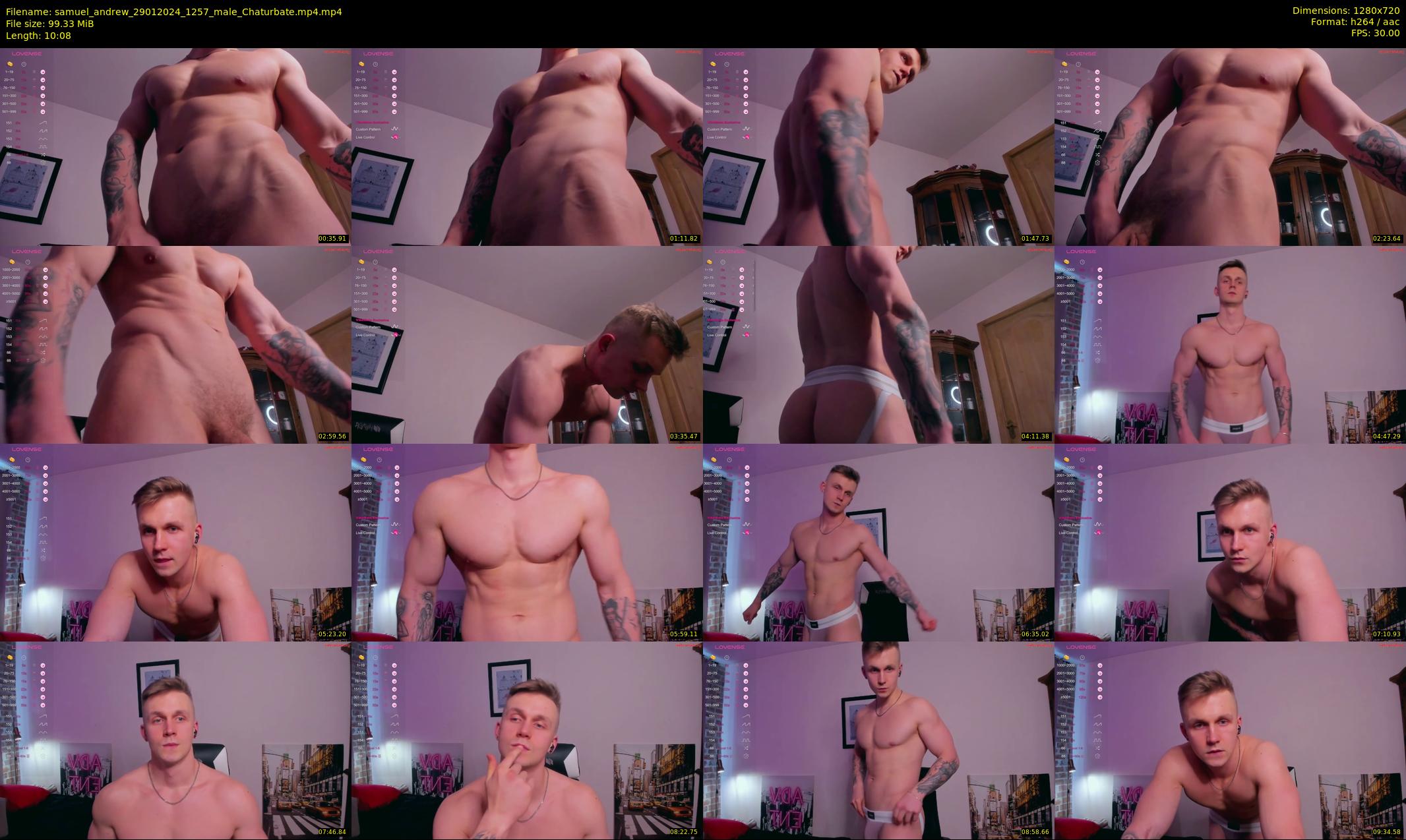 samuel_andrew — 11 minute Chaturbate male cam show recording, 720p, Jan 29, 2024