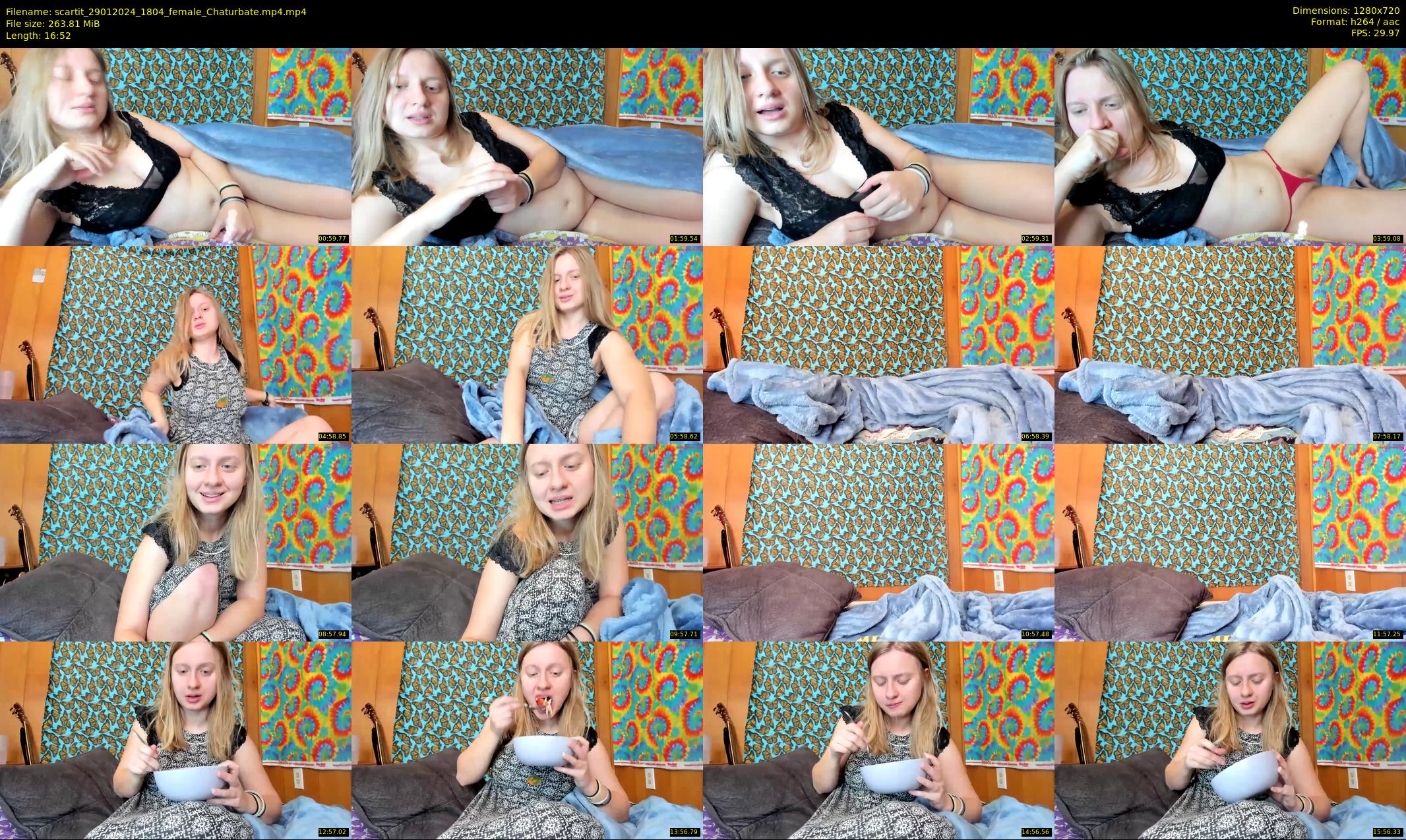 scartit — 17 minute Chaturbate female cam show recording, 720p, Jan 29, 2024