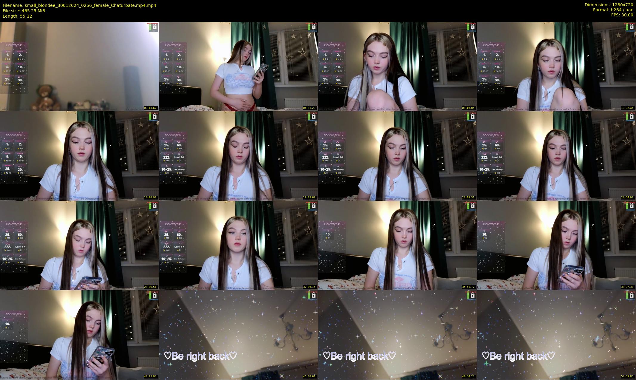 small_blondee — 56 minute Chaturbate female cam show recording, 720p, Jan 30, 2024